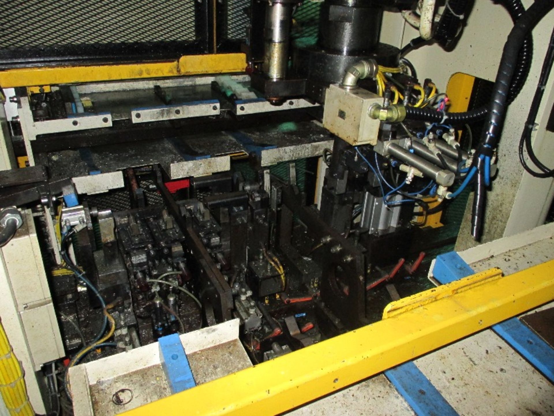 KOKUSAI 20 TON TRAVELING RAM STRAIGHTENING PRESS FULLY AUTOMATIC W PART ROTATION, ALLEN BRADLEY PLC - Image 3 of 4