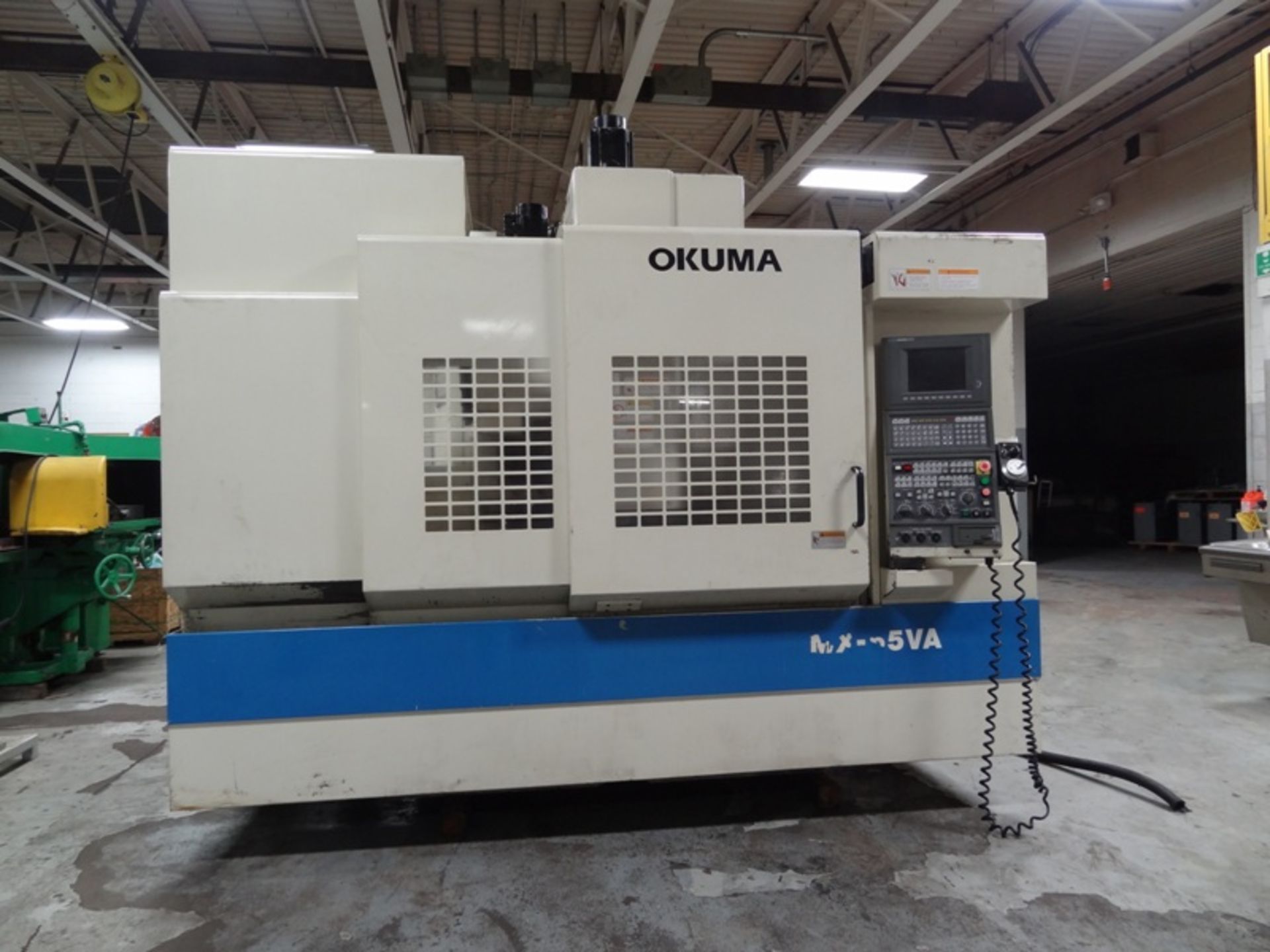 OKUMA MX55-VA VERTICAL MACHINING CENTER, MACHINE SERIAL NUMBER 10040461, DATE OF MFG. 1998