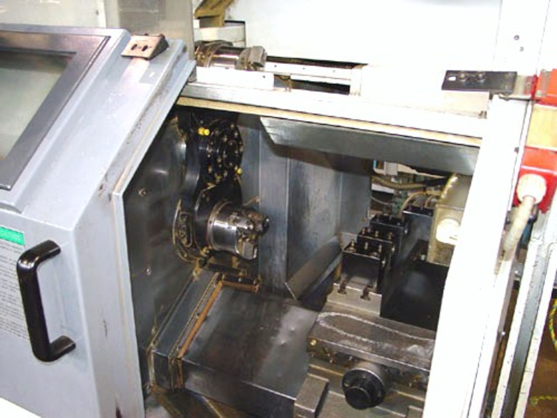 MORI SEIKI CL-05 CNC GANG STYLE CNC LATHE WITH ROBOT LOADERS, YEAR 1996, SN 120, LOCATION OHIO - Image 3 of 8