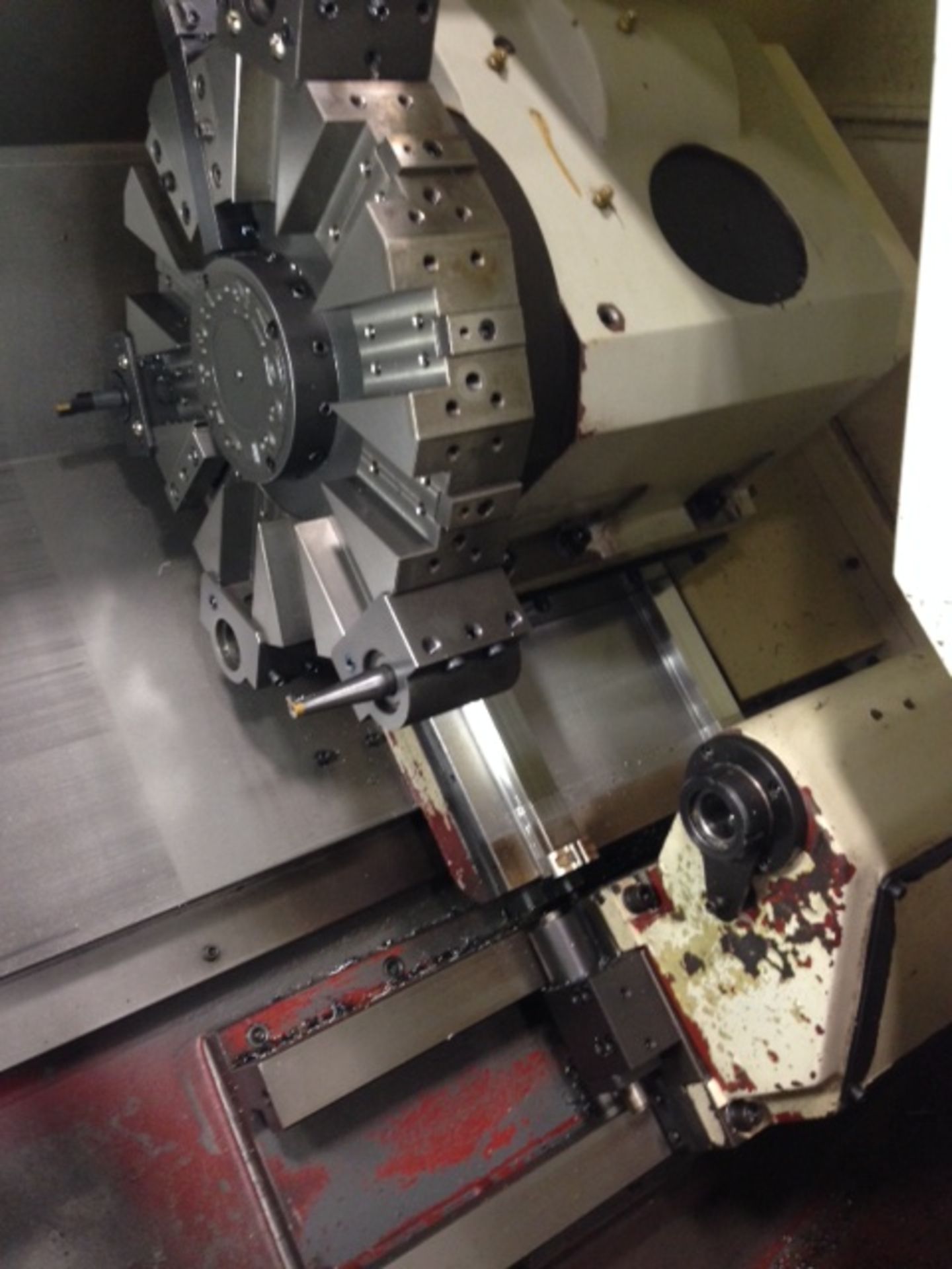 HWACHEON CUTEX 160 CNC LATHE YEAR 2005 LOCATION MI, BUYER TO SHIP LOADING FEE 200 - Image 7 of 10