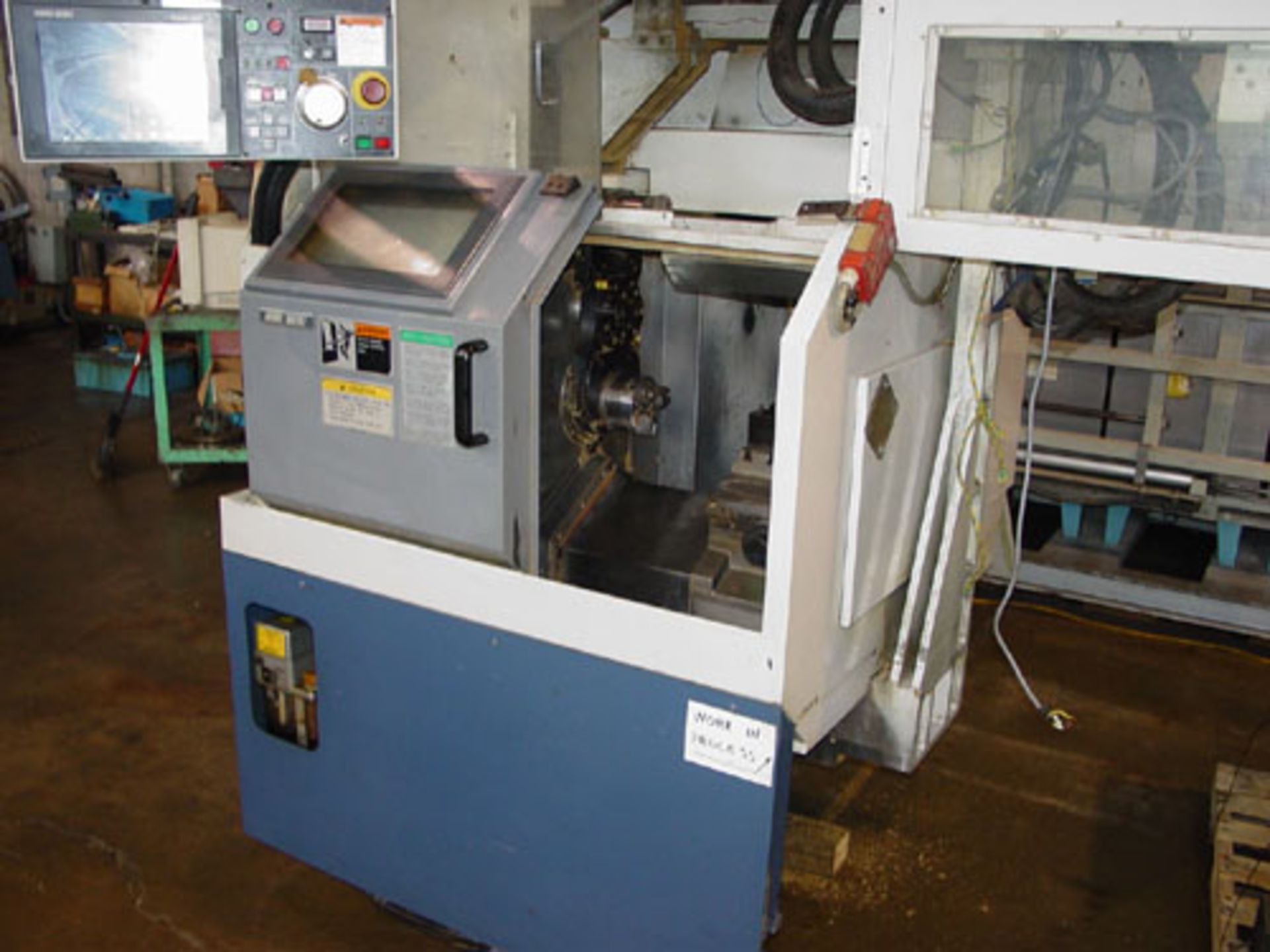 MORI SEIKI CL-05 CNC GANG STYLE CNC LATHE WITH ROBOT LOADERS, YEAR 1996, SN 120, LOCATION OHIO