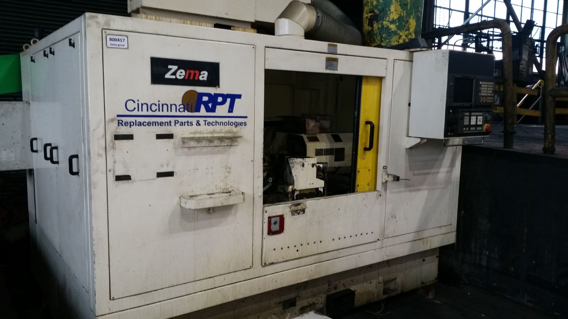 ZEMA CNC OD GRINDER MODEL G800, SN 370.161.042,  LOCATION MI, BUYER TO SHIP.