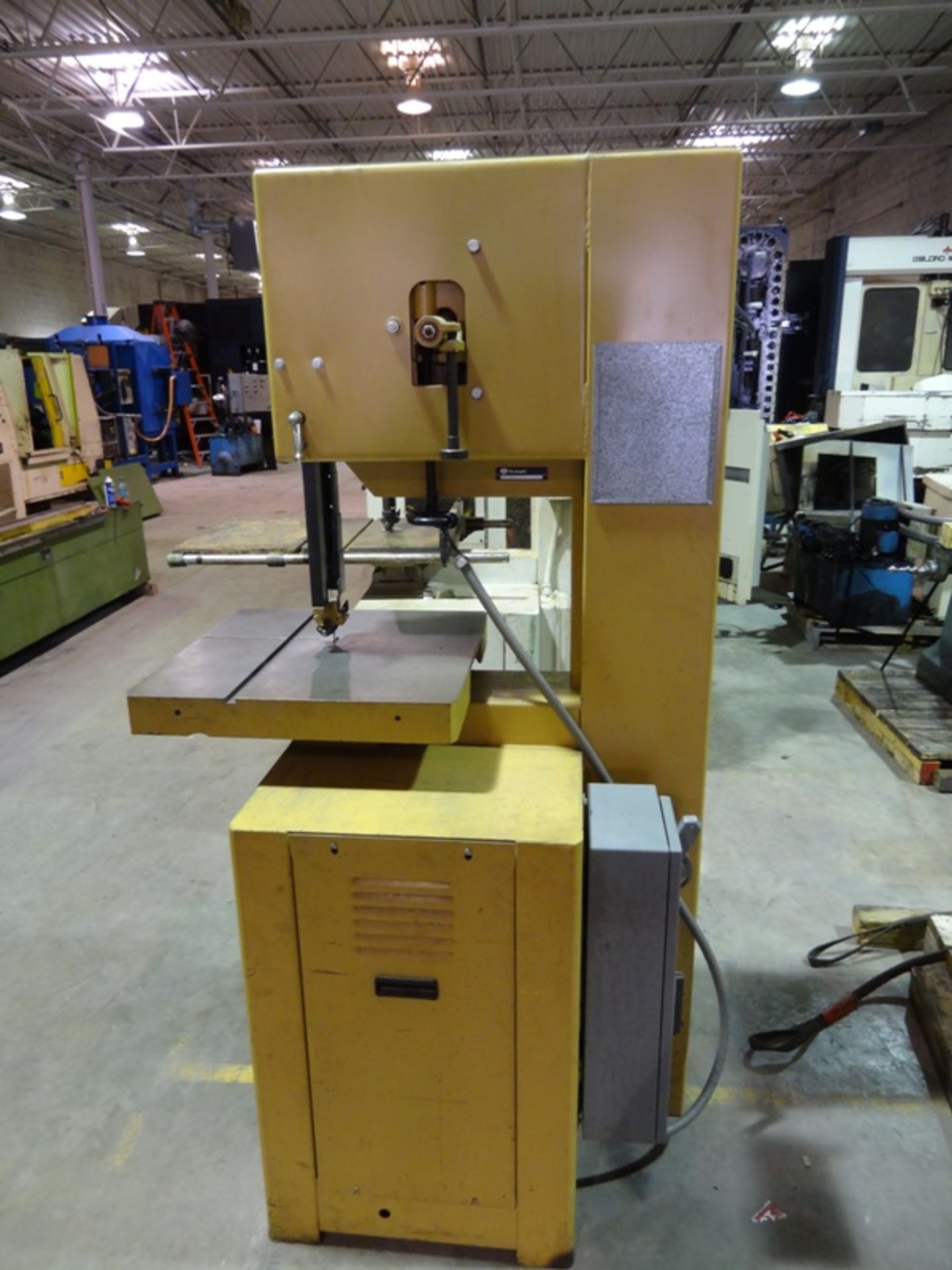 ROCKWELL 20" VERTICAL BANDSAW, SERIES 28-3X5, SN 1814339,  LOCATION MI, BUYER TO SHIP - Image 3 of 3