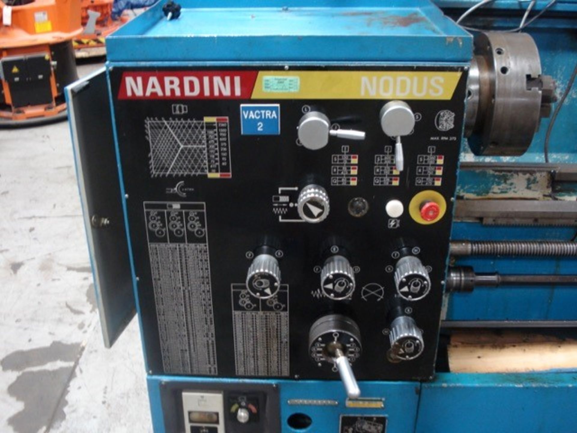 NARDINI NODUS ND1560 15 X 60 ENGINE LATHE, SN 3286, LOCATION MI, BUYER SHIP, LOADING FEE 200 - Image 3 of 7