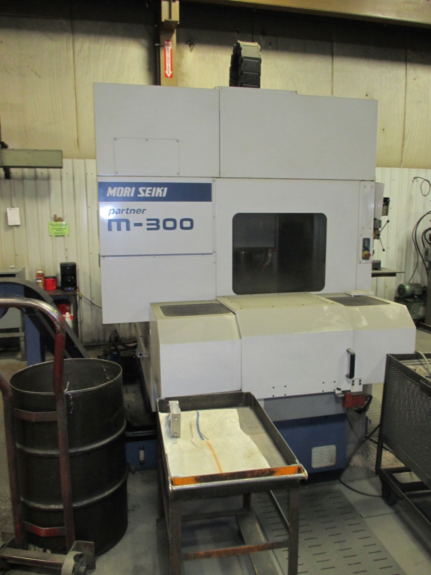 MORI SEIKI M-300A1 TWIN PALLET CNC MACHINING CENTER, YEAR 1997, SN 1096, LOCATION MI