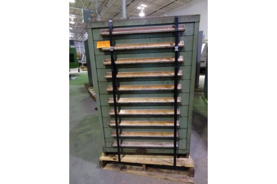 VIDMAR 10 DRAWER 44”T x 28”D x 30” WIDE, LOCATION MI, BUYER TO SHIP