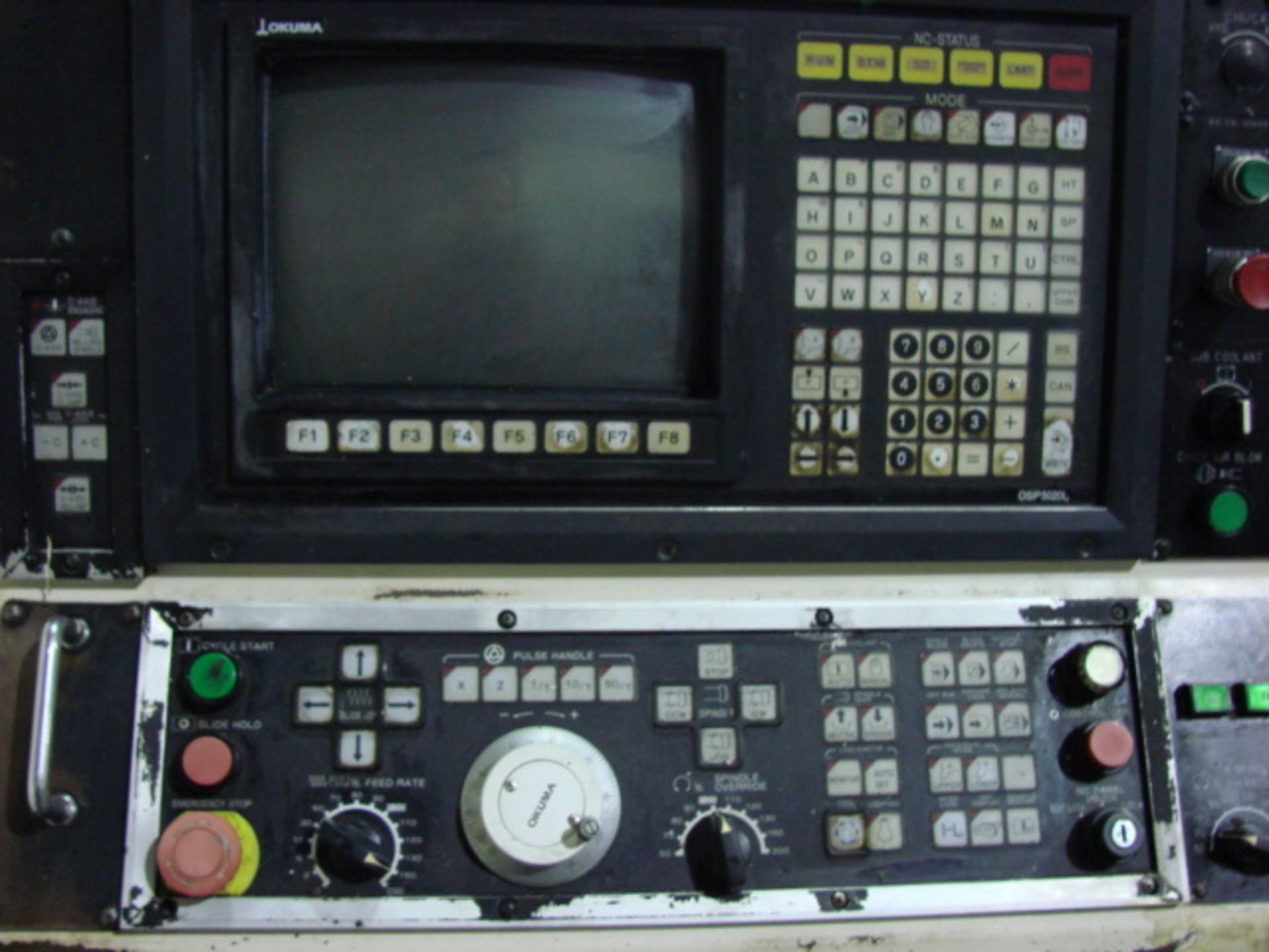 OKUMA LT25 5 AXIS TWO SPINDLE/TWO TURRET CNC LATHE, SERIAL NUMBER 0612-0012, YEAR 1995, LOCATION TN - Image 3 of 3