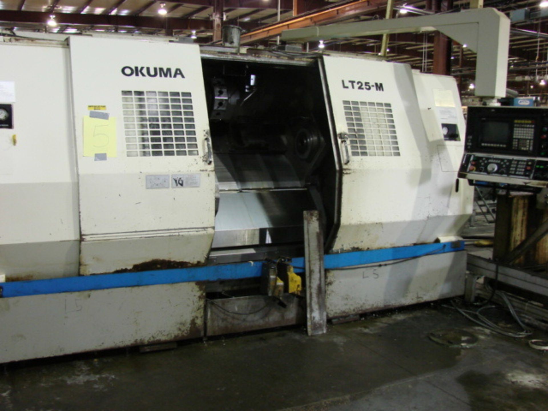 OKUMA LT25 5 AXIS TWO SPINDLE/TWO TURRET CNC LATHE, SERIAL NUMBER 0612-0012, YEAR 1995, LOCATION TN