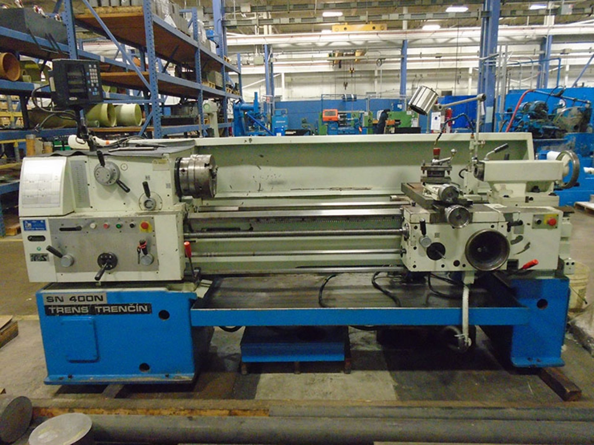 ENGINE LATHE TRENS TRENCHIN (TOS), MODEL SN400N, YEAR 2002,SN 68004015010057,  LOCATION WI