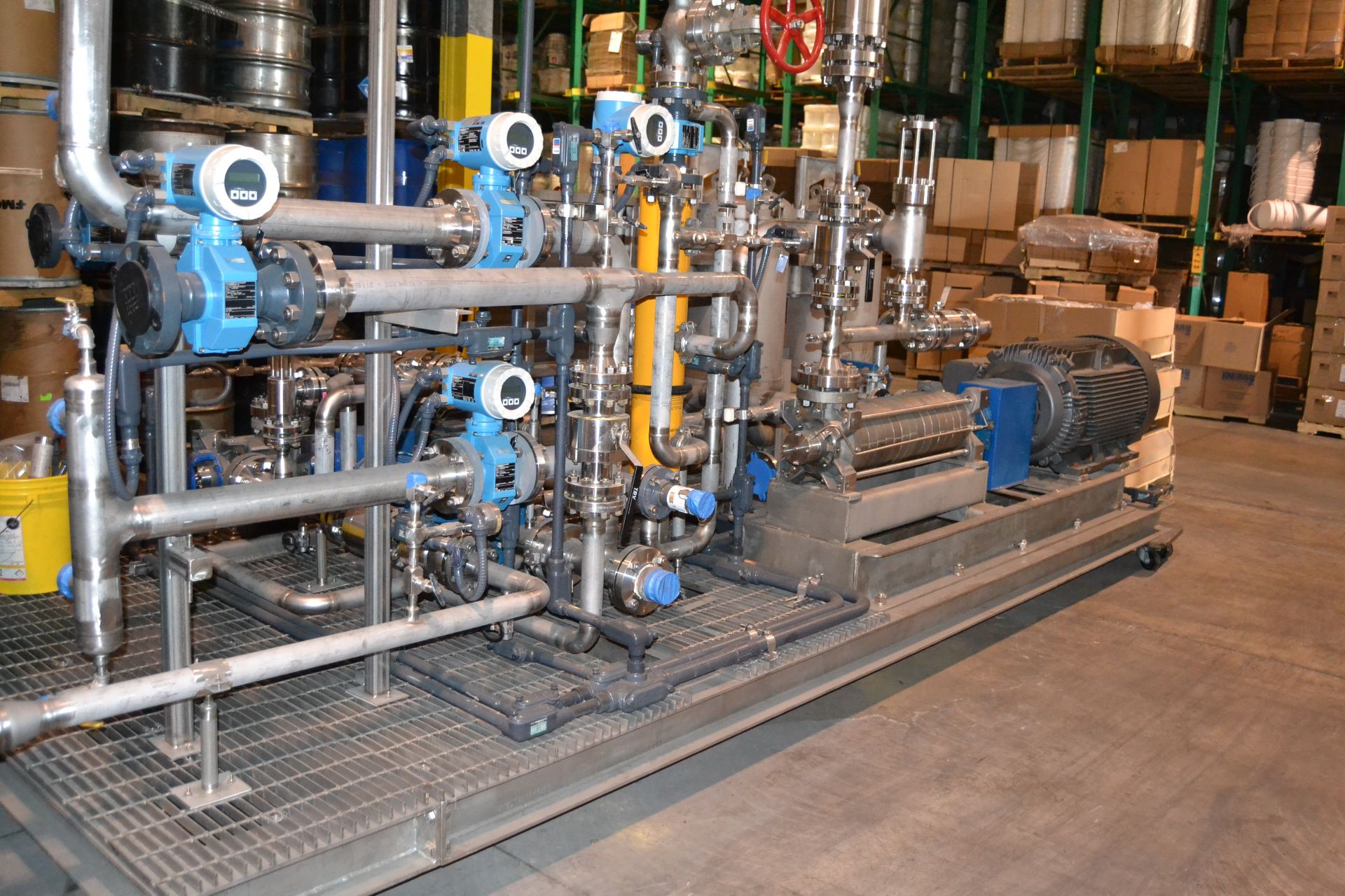 Watec CI-250K-2 Desalination/Reverse Osmosis System,  Protec Pro8-1200-MSP-6 membrane vessels spun - Image 3 of 4