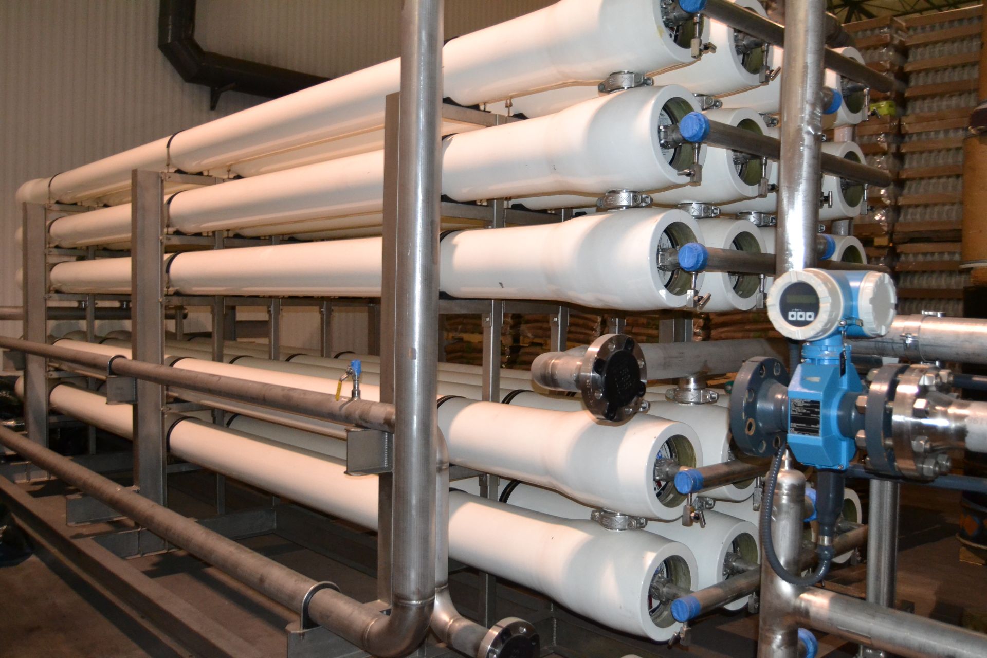 Watec CI-250K-2 Desalination/Reverse Osmosis System,  Protec Pro8-1200-MSP-6 membrane vessels spun - Image 4 of 4