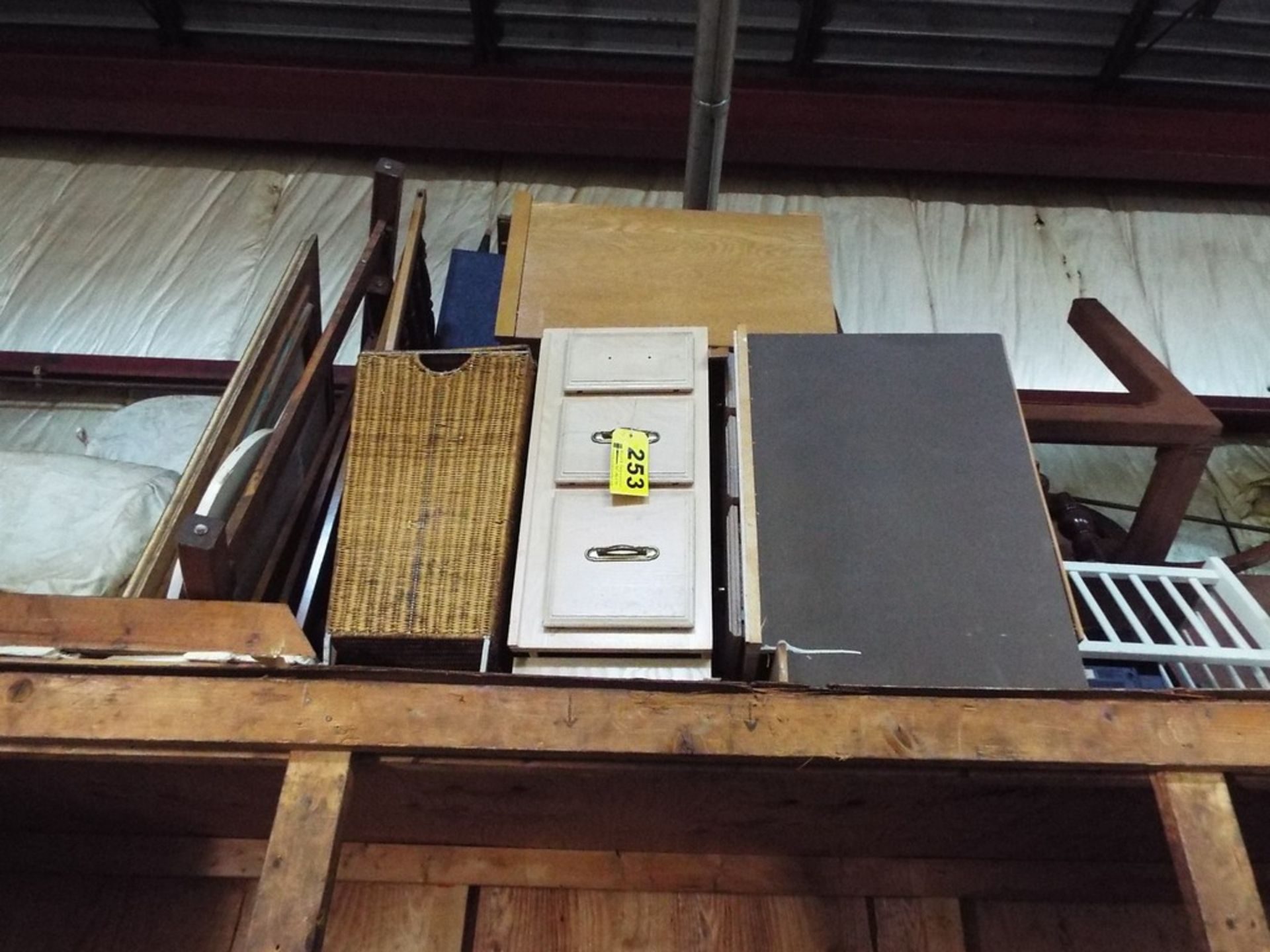 CONTENTS ON TOP OF WOODEN MEZZANINE