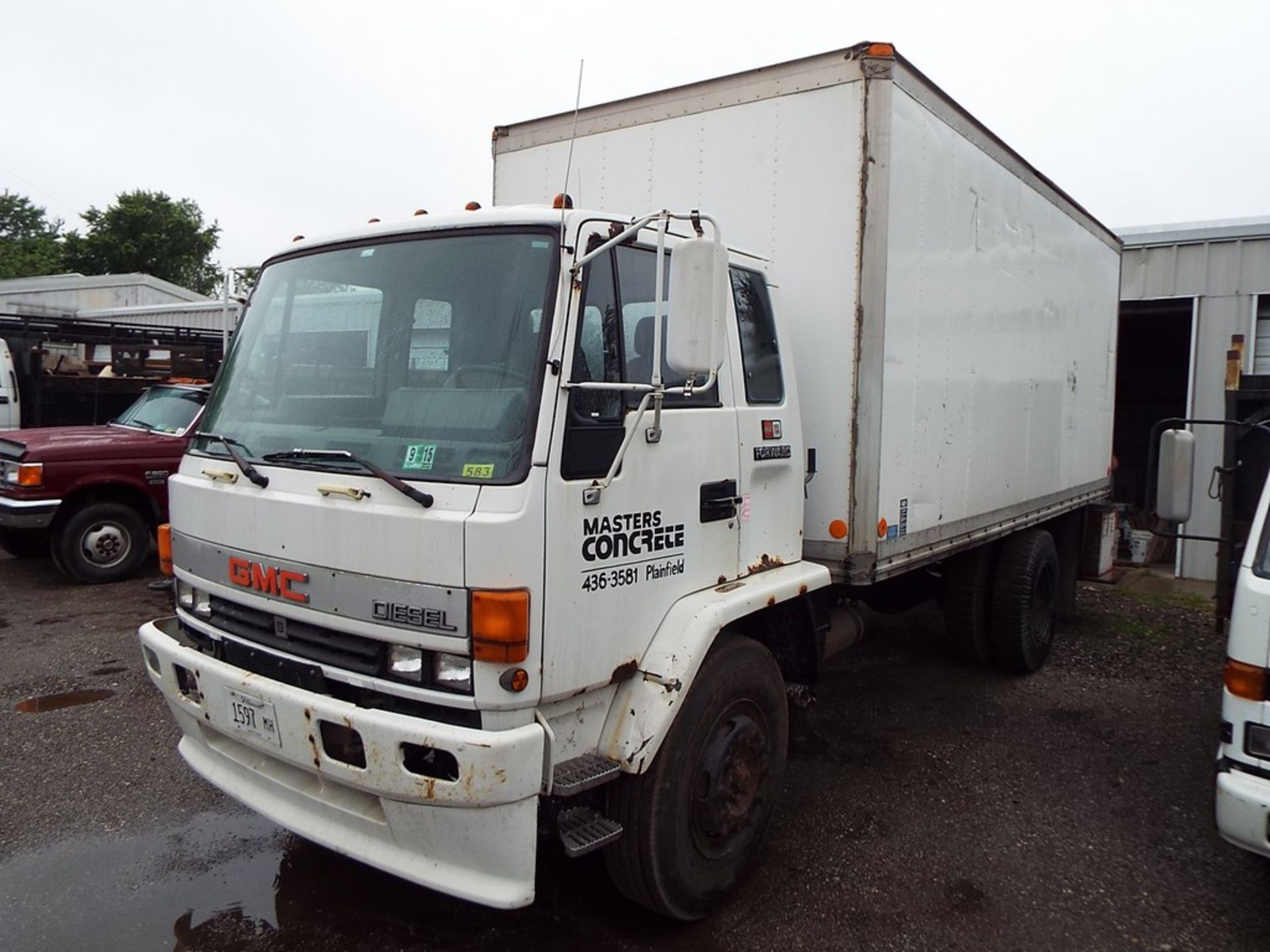 GMC 7000 FORWARD 18â€™ S/A VAN TRUCK VIN: J8DM7A1N0G3106713 (1986) 6 CYL, 5 SPD HI-LO, JANESVILLE