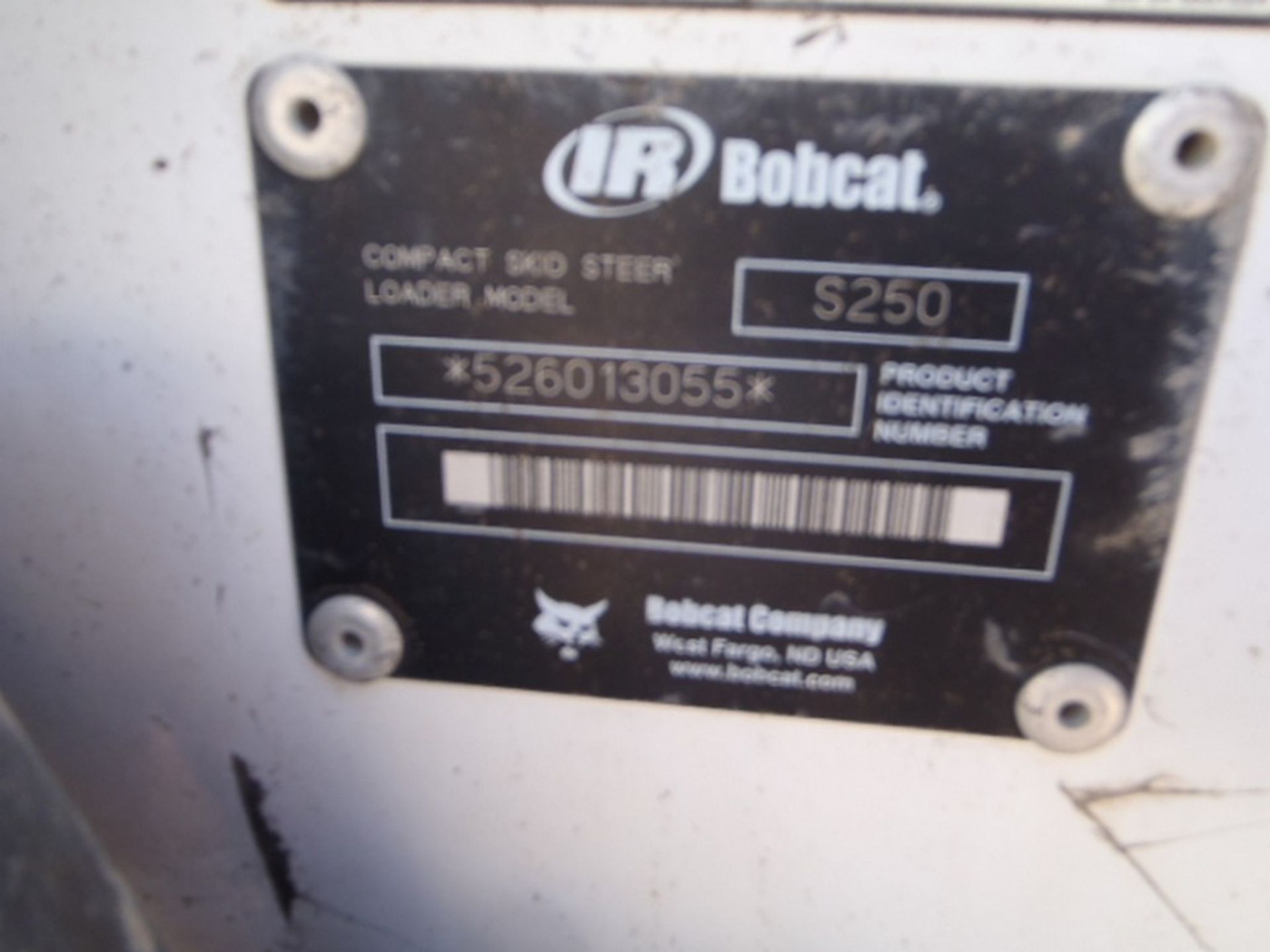 BOBCAT S250 TURBO 2 SPEED SKID STEER LOADER - Image 5 of 11