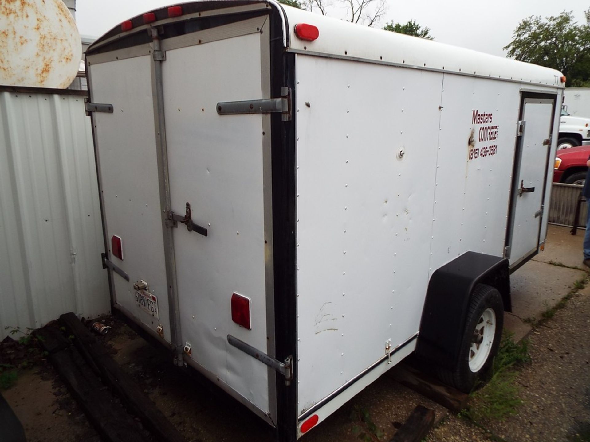 HAULMARK 12â€™ S/A ENCLOSED CARGO TRAILER VIN: 16HCB1219RH024001 (1994) W/ SIDE & REAR DOORS - Image 3 of 6