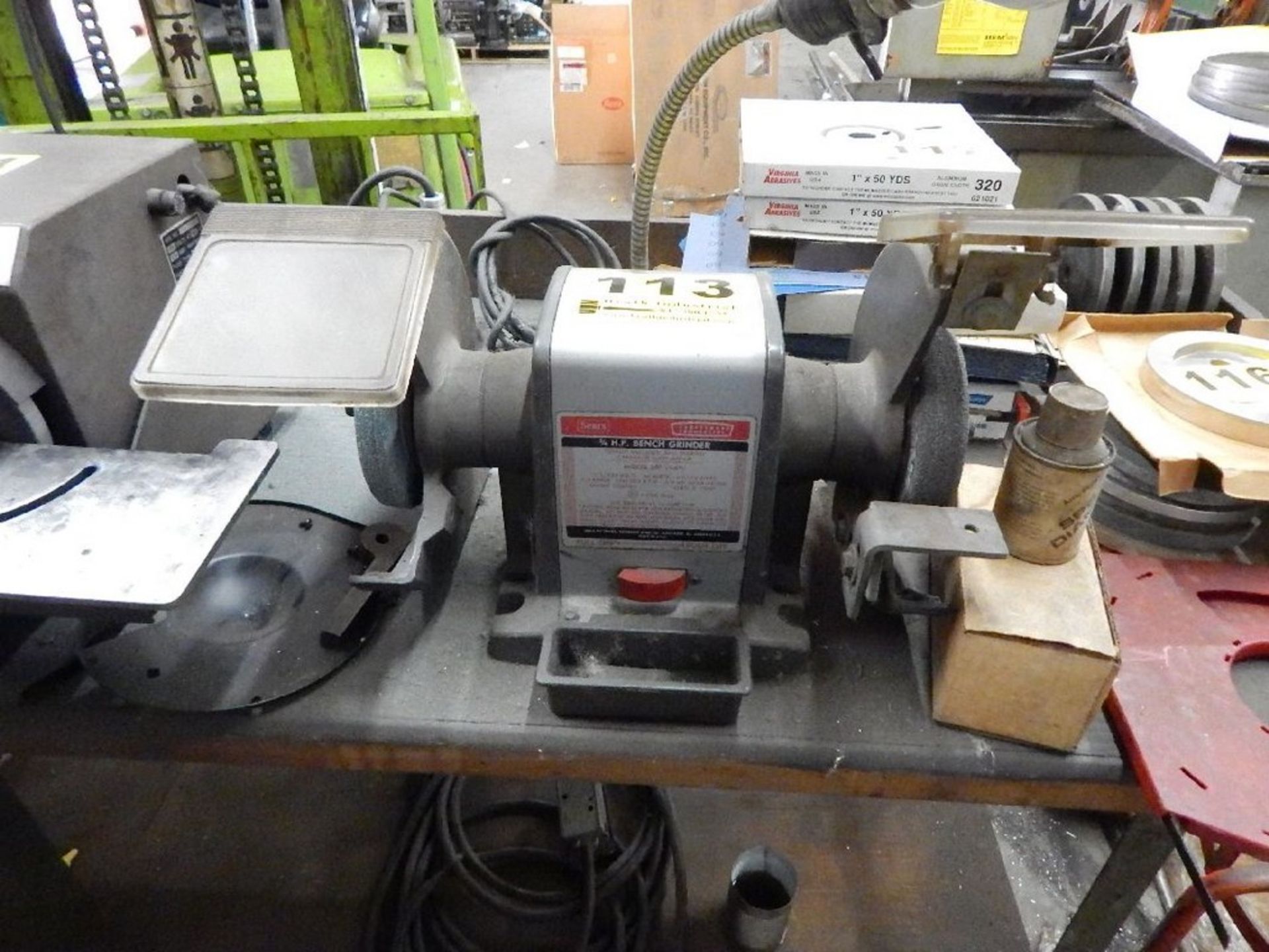 SEARS 3/4HP 6" DOUBLE END BENCHTOP GRINDER