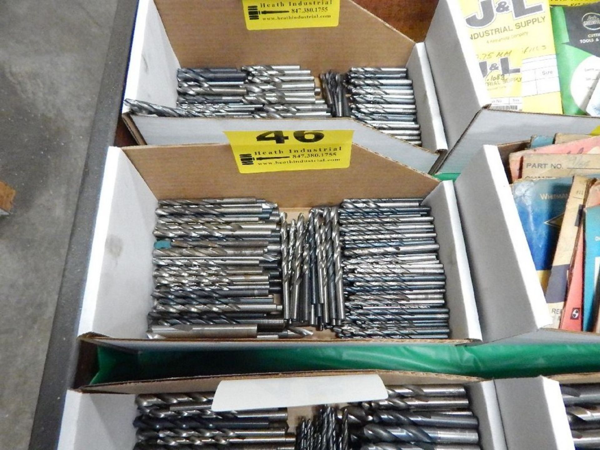 LOT: STRAIGHT SHANK HIGH SPEED DRILL BITS