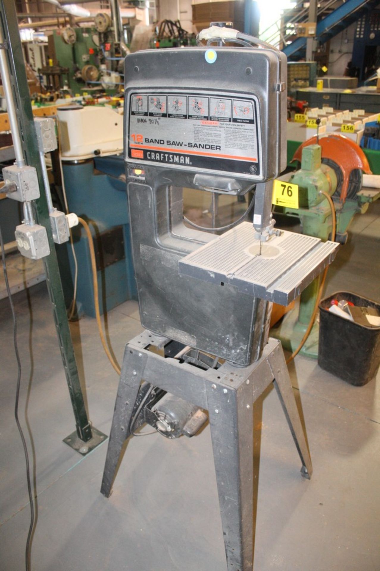 CRAFTSMAN 12" BANDSAW/SANDER ON STAND - MODEL 113.243310