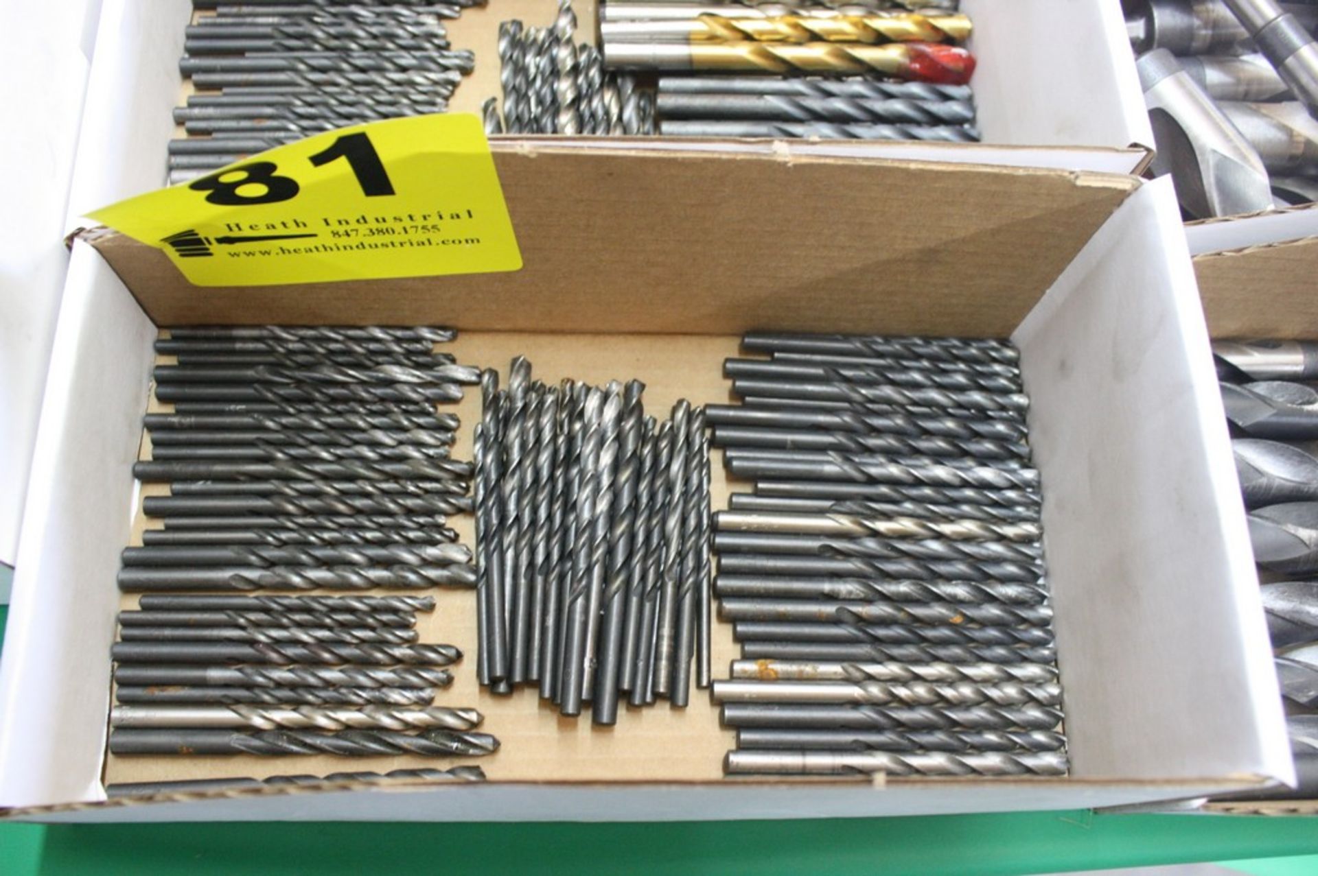 (60) STRAIGHT SHANK HIGH SPEED DRILL BITS