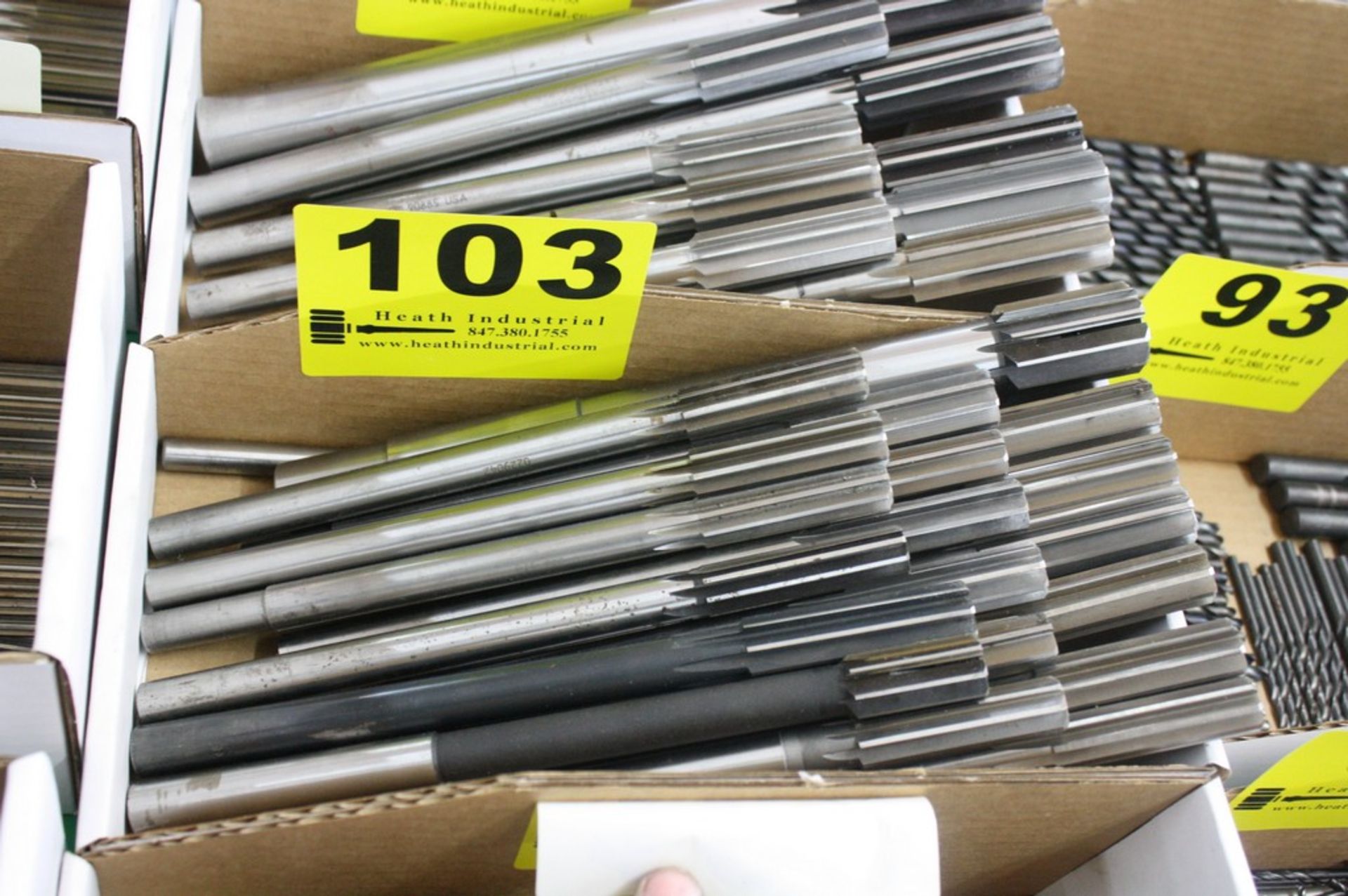 (20) HIGH SPEED REAMERS