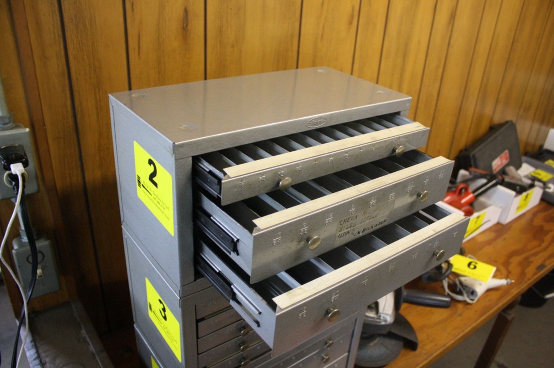 HUOT 3-DRAWER FRACTIONAL DRILL CABINET