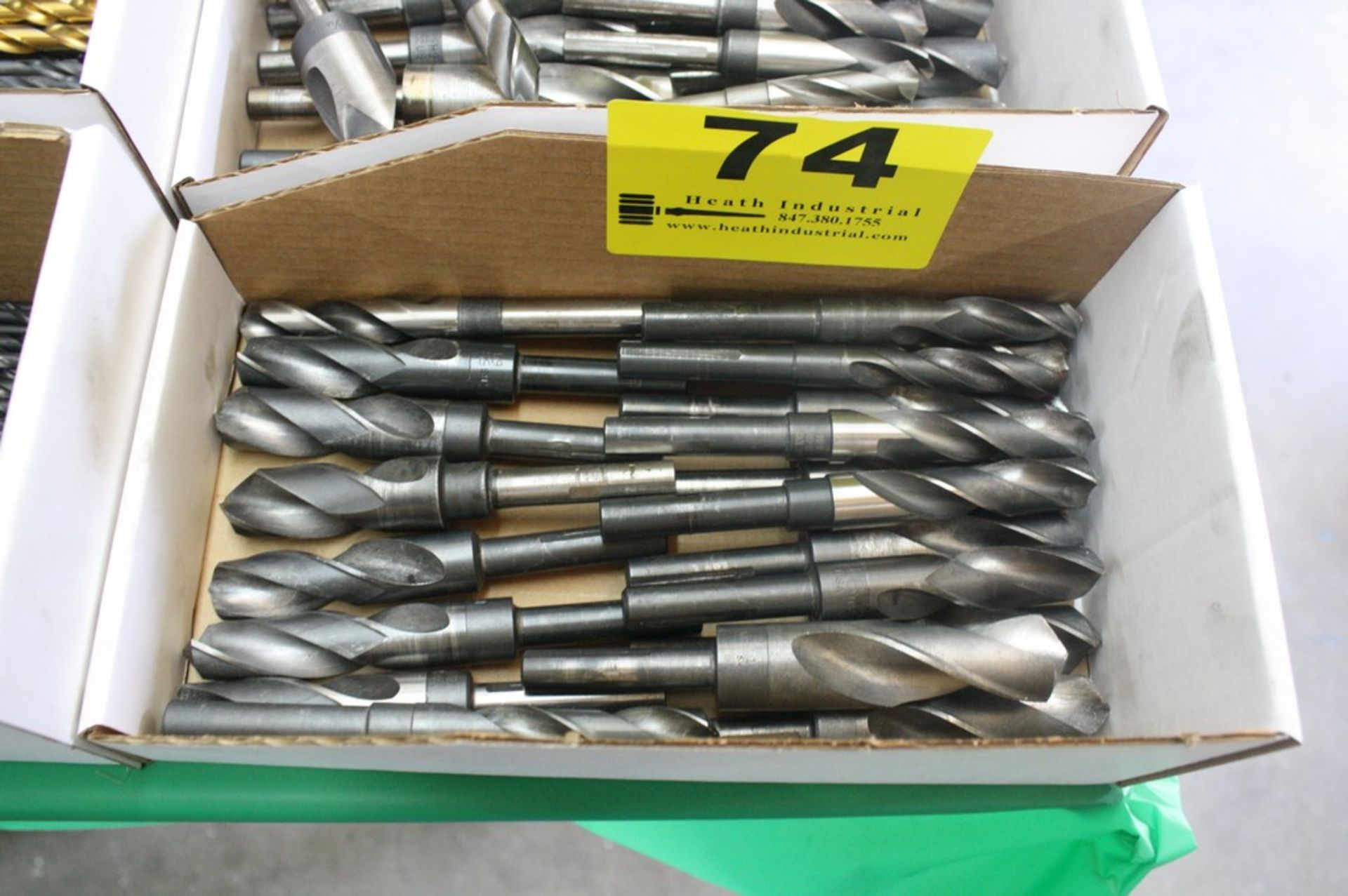 (20) RECESSED SHANK HIGH SPEED DRILL BITS