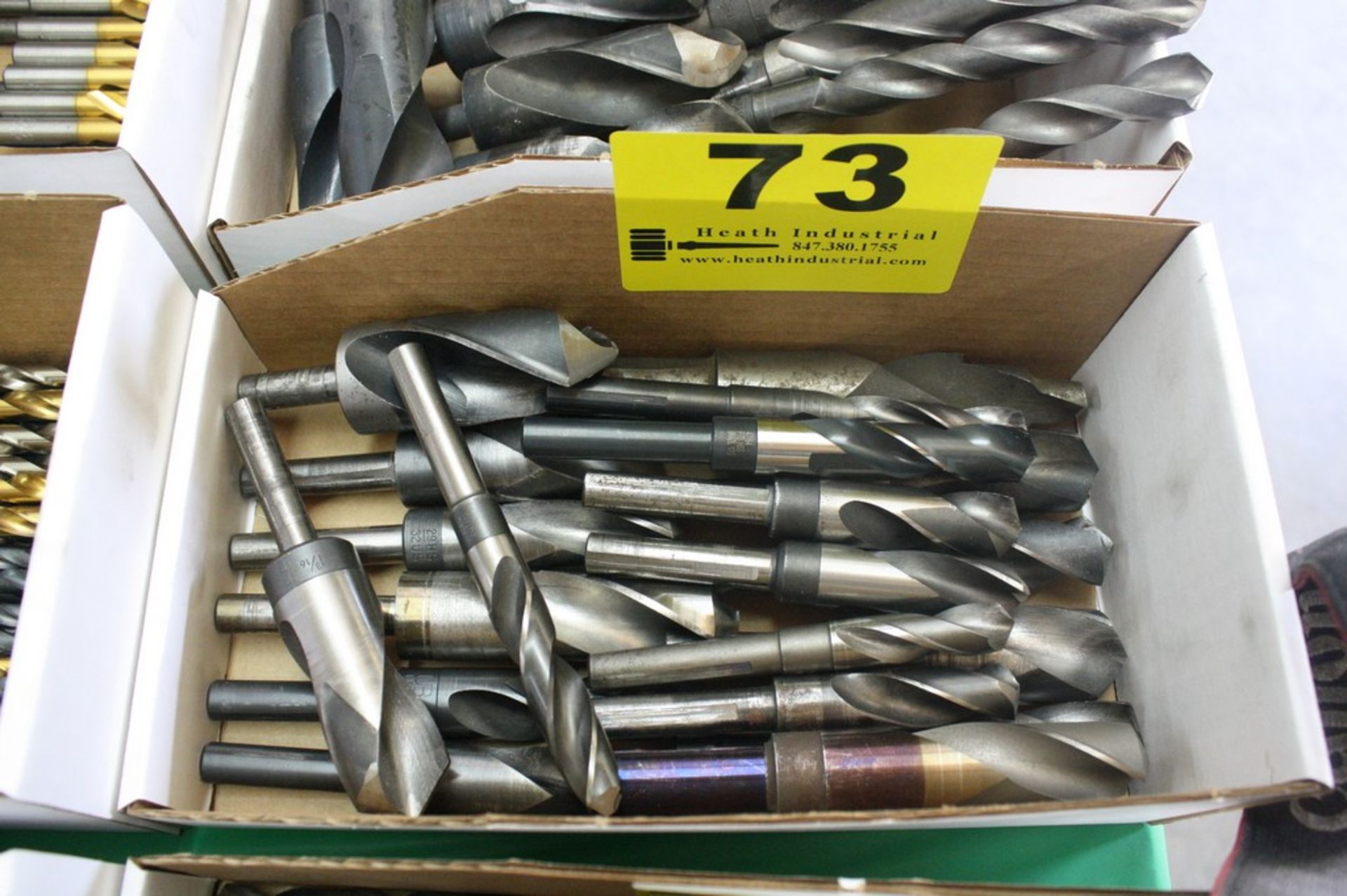 (20) RECESSED SHANK HIGH SPEED DRILL BITS