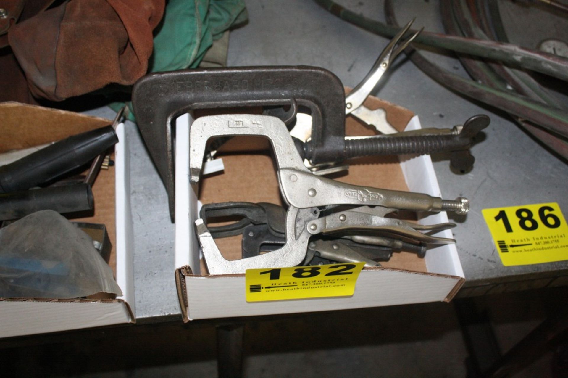 (5) ASSORTED WELDING CLAMPS