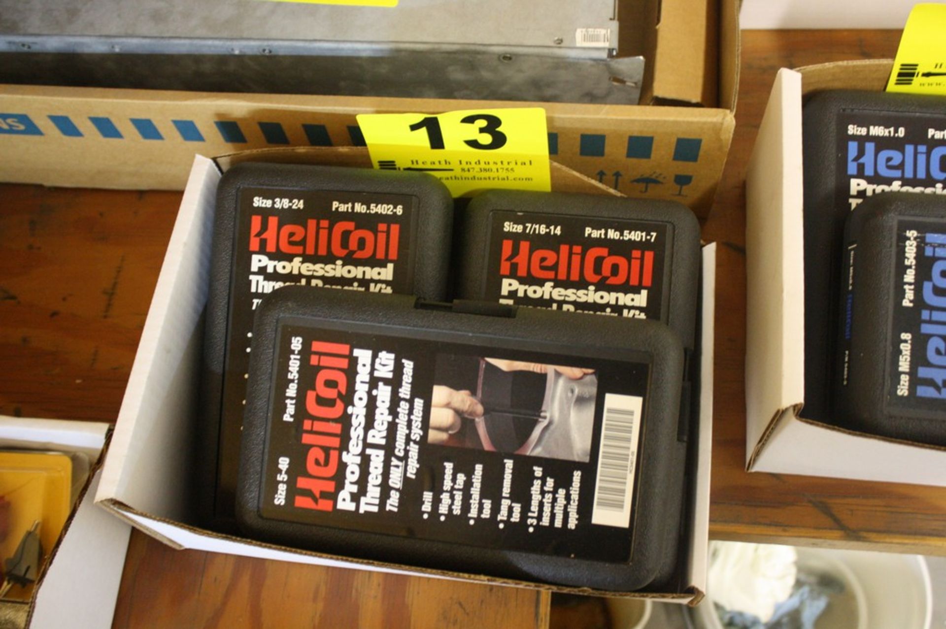 (3) ASSORTED SIZE HELICOIL PROFESSIONAL