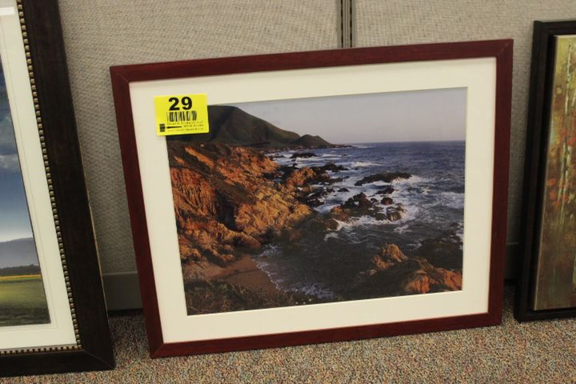 WALL PHOTO IN WOOD FRAME - 31" X 25"