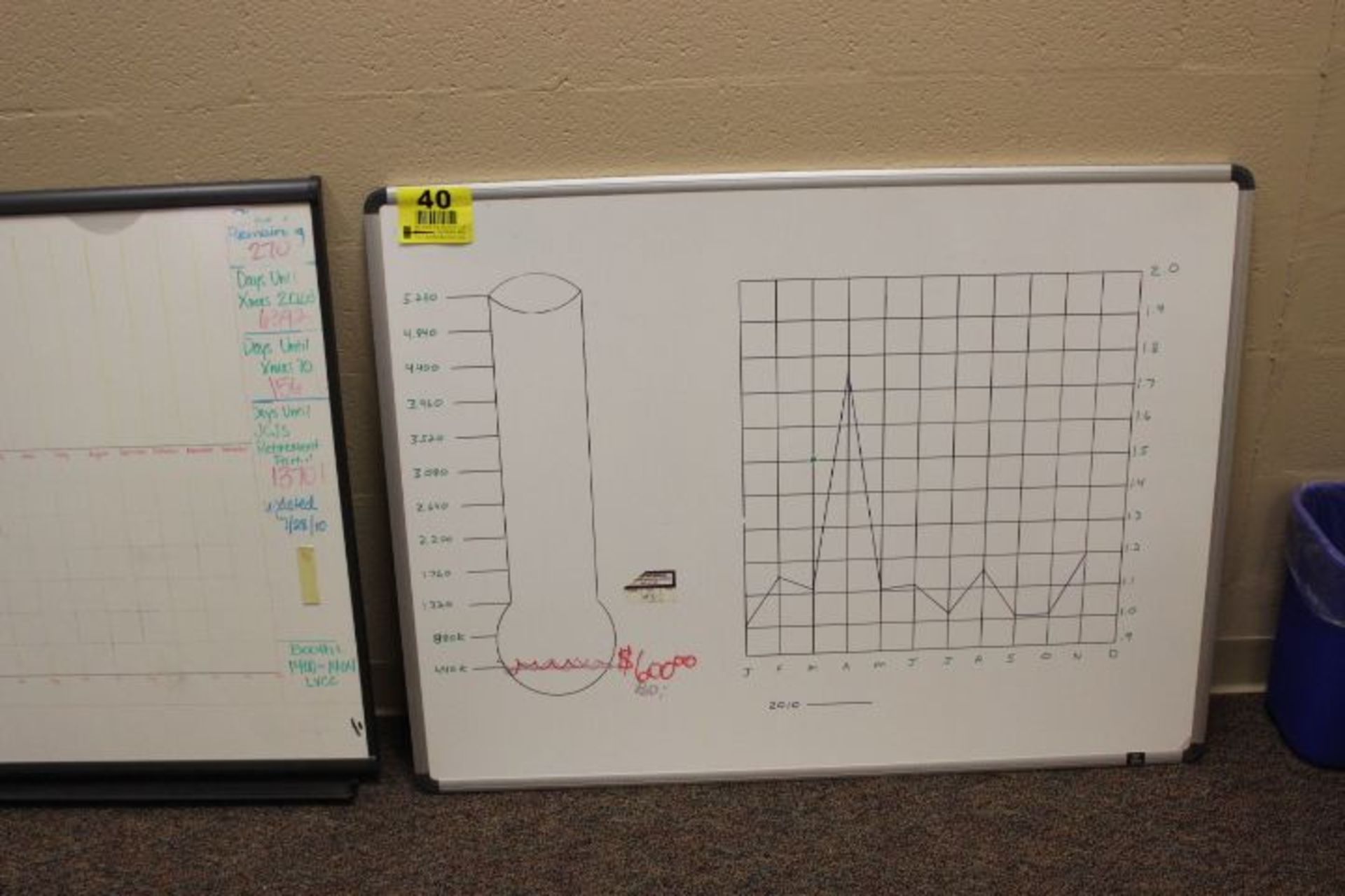 WHITE BOARD - 48" X 36"