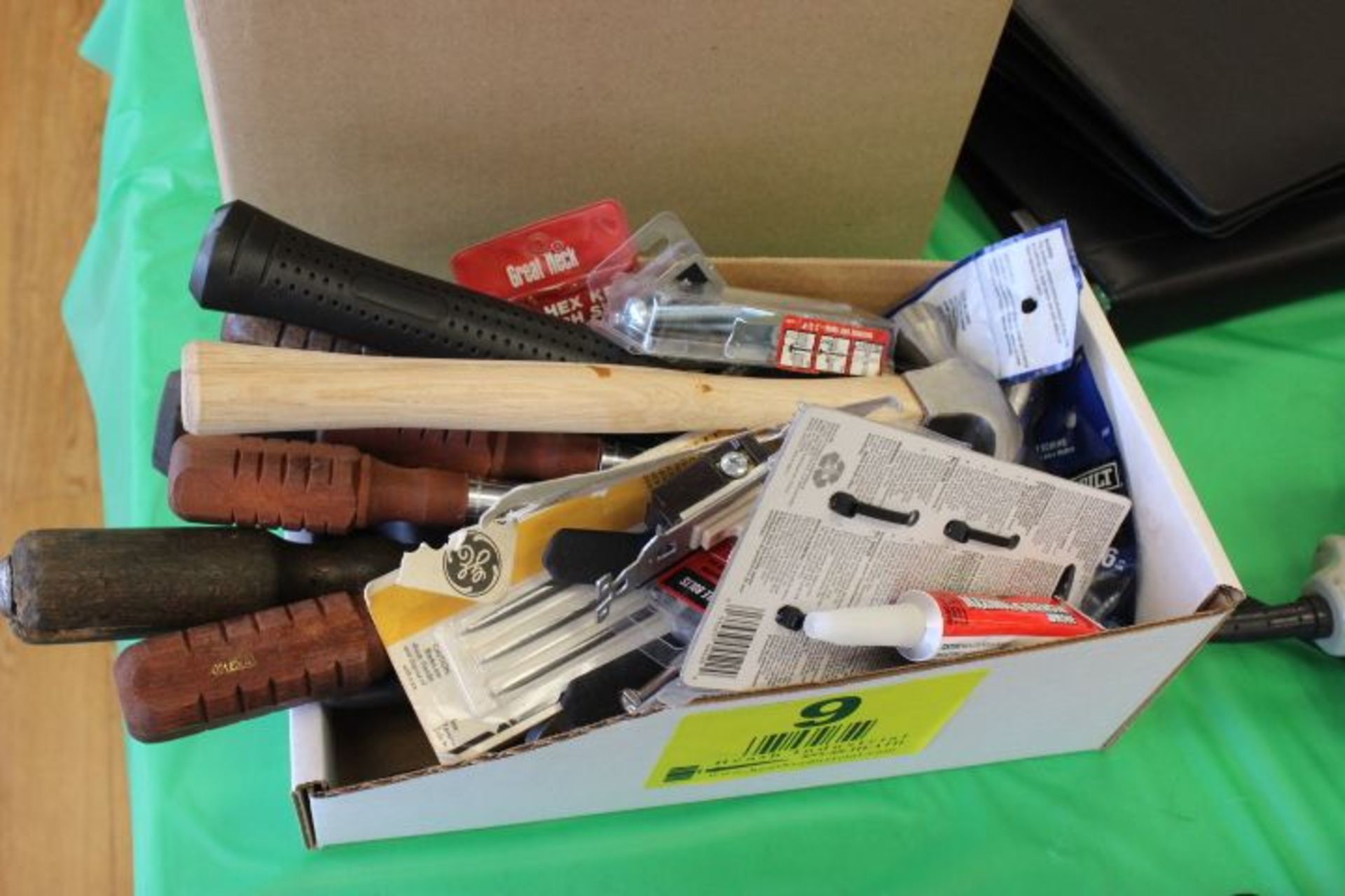 ASSORTED HAND TOOLS IN BOX