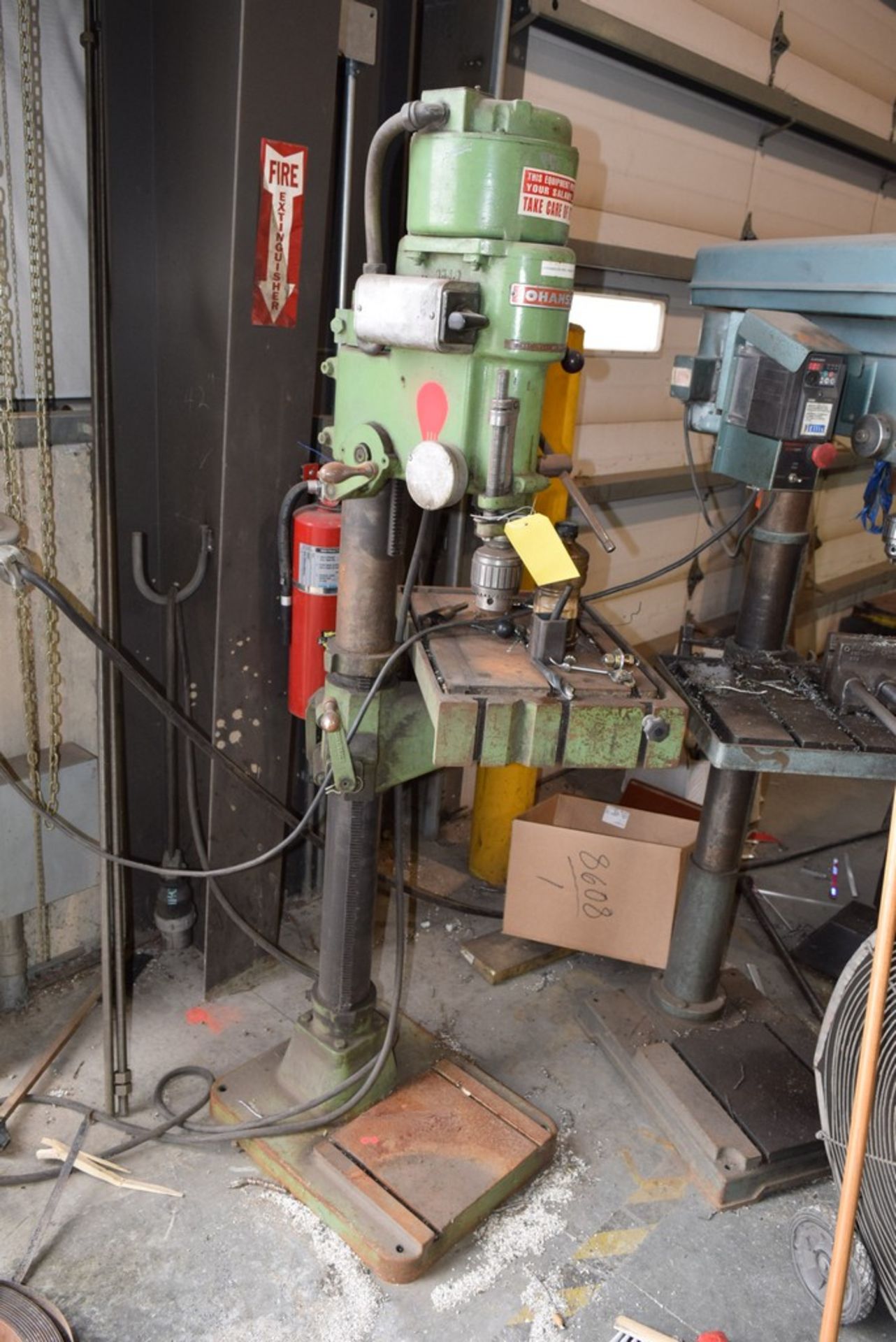 JOHANSSON 9" VERTICAL DRILL PRESS