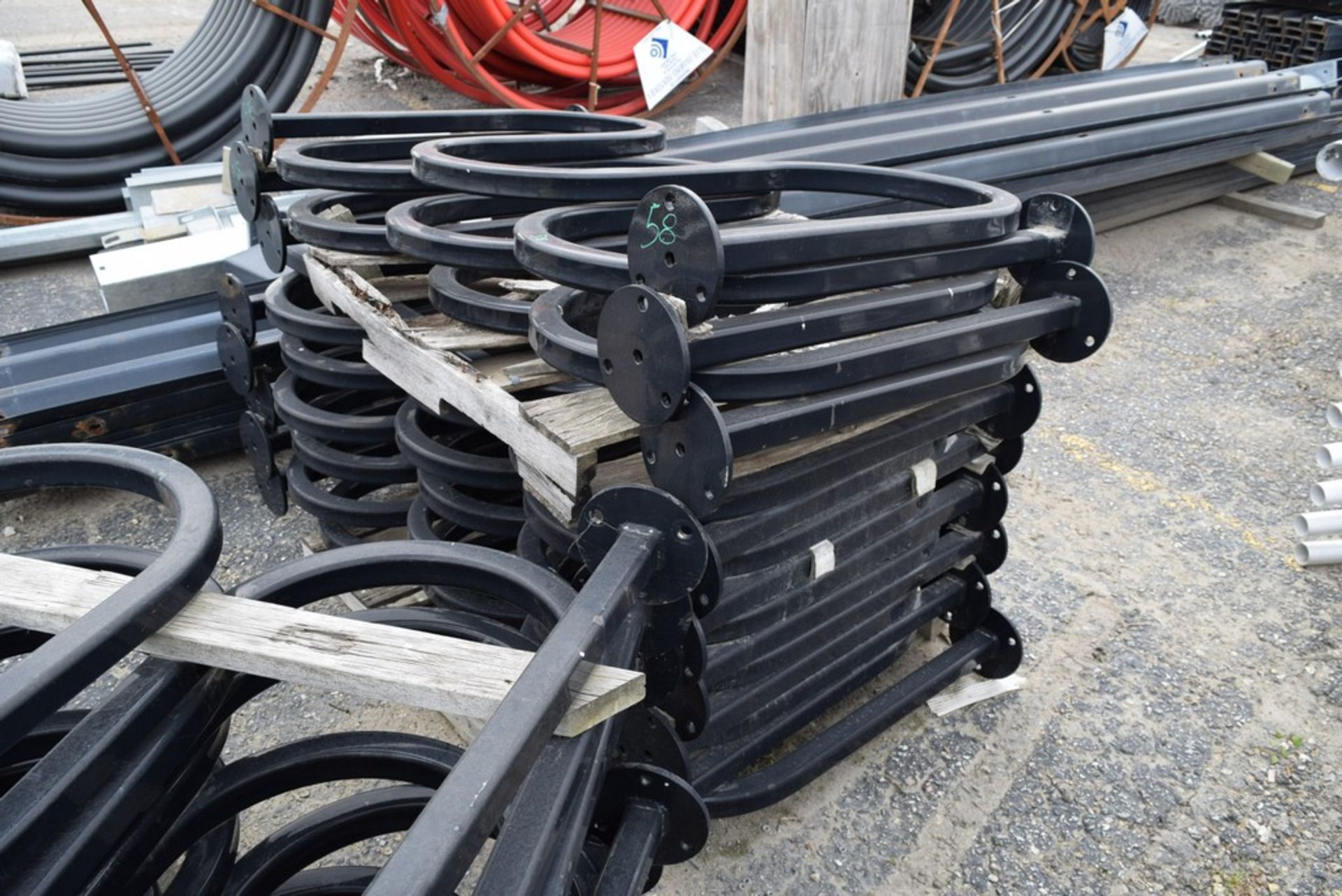 (15) 3-LOOP WAVE STYLE METAL BIKE RACKS - Image 2 of 2