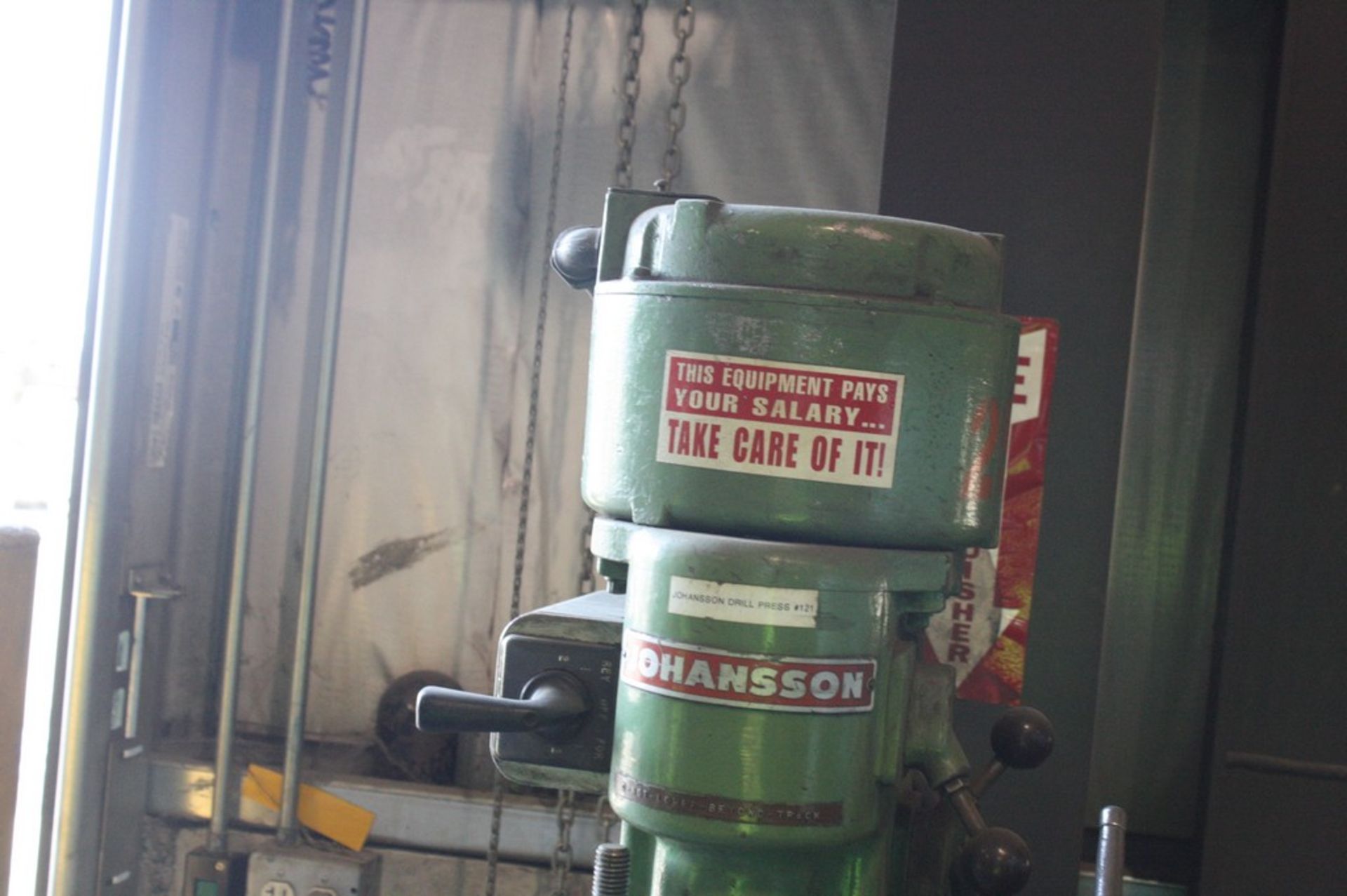 JOHANSSON 9" VERTICAL DRILL PRESS - Image 4 of 5