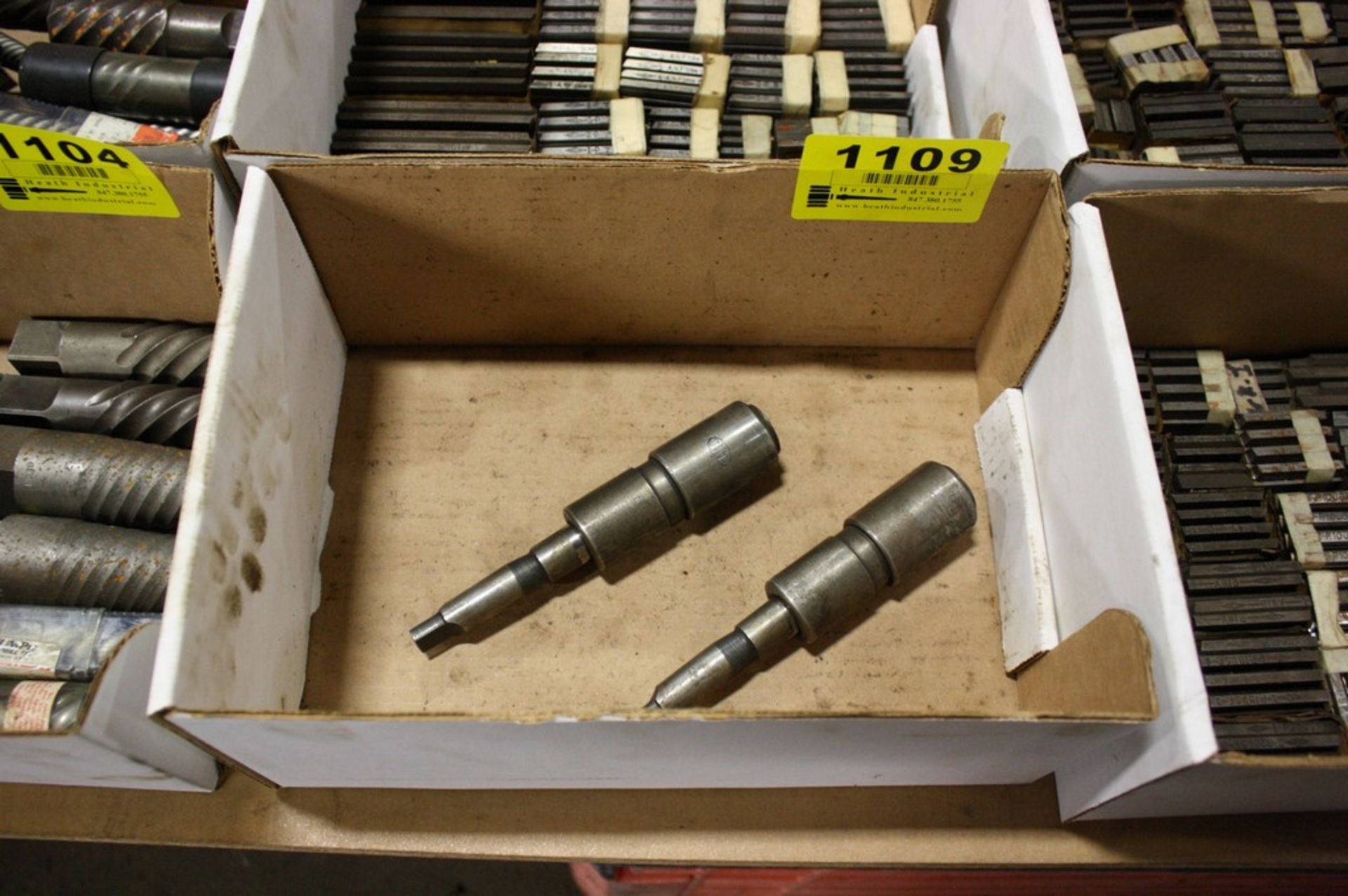(2) NATCO TAPER SHANK TAPPERS