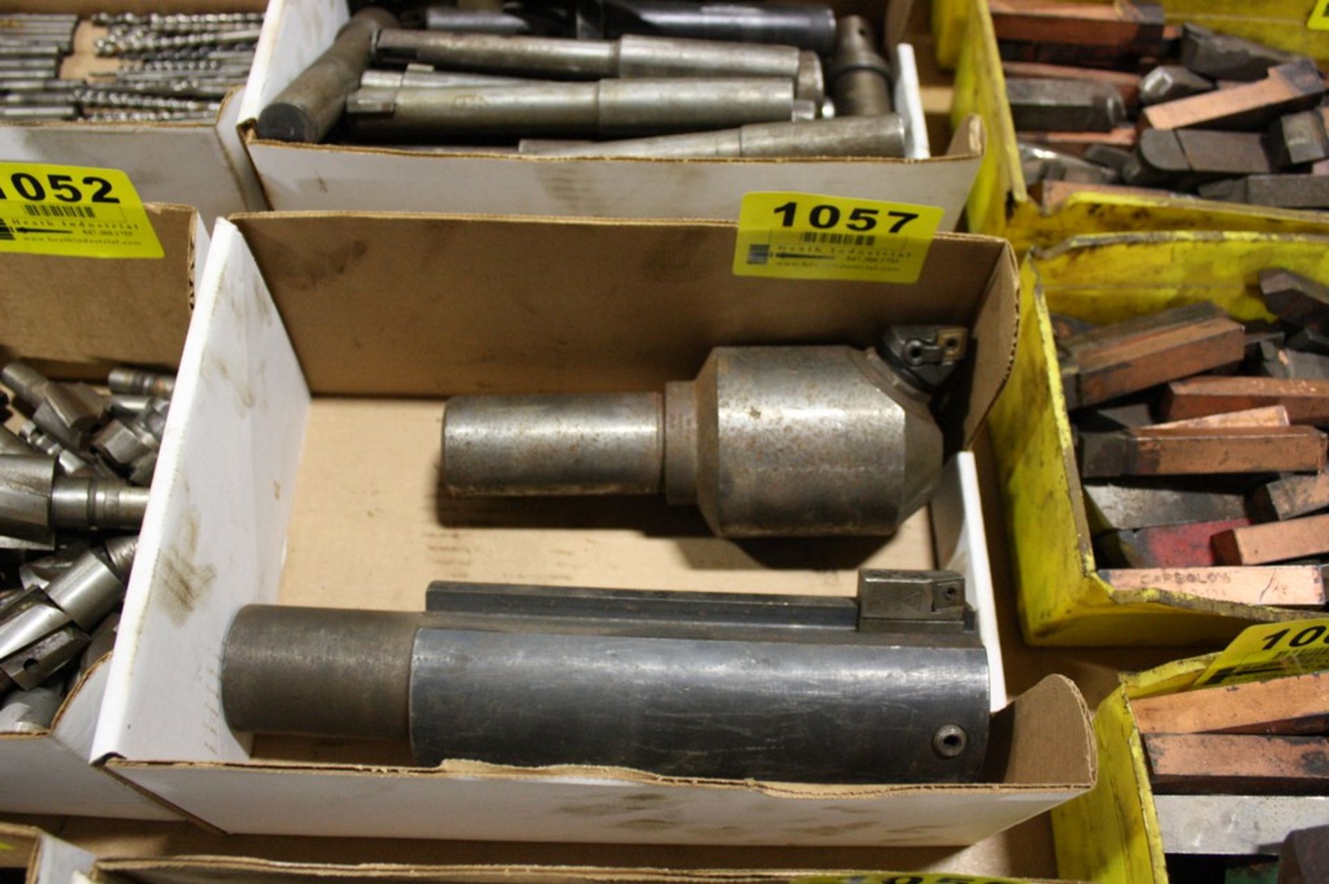 (2) REPLACEABLE CARBIDE BORING TOOLS