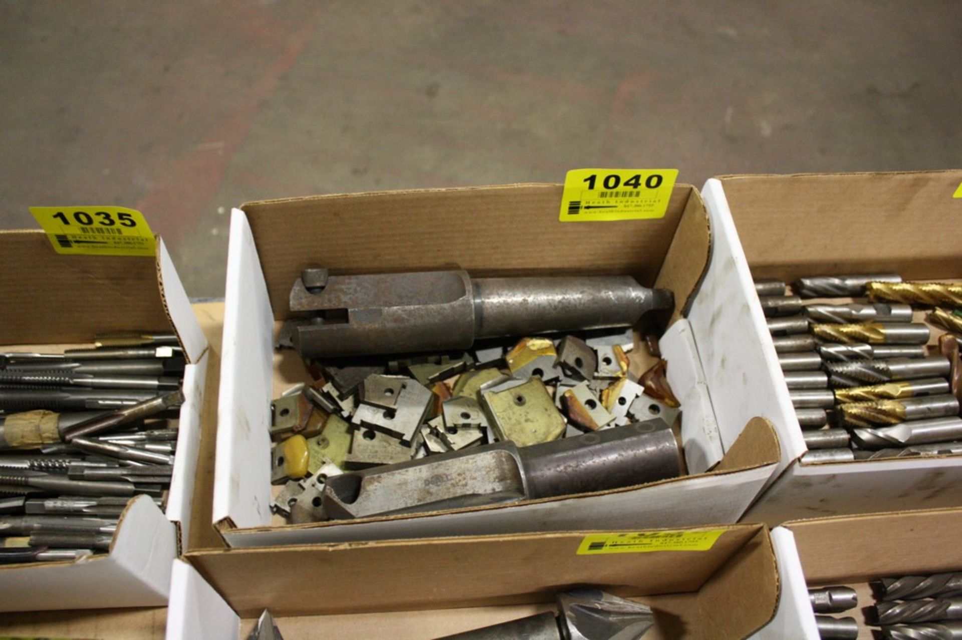 (2) SPADE DRILL HOLDERS W/ASSORTED BITS