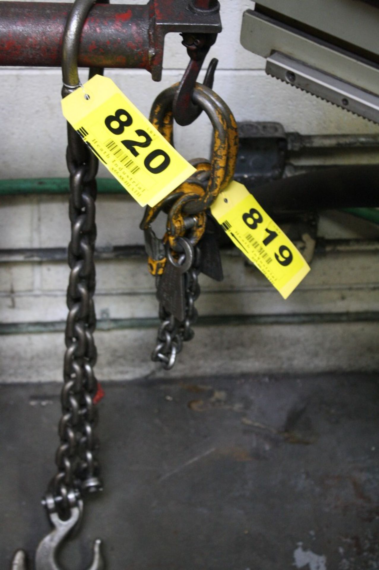 PAIR OF 1/4" X 2" LIFT CHAIN HOOKS