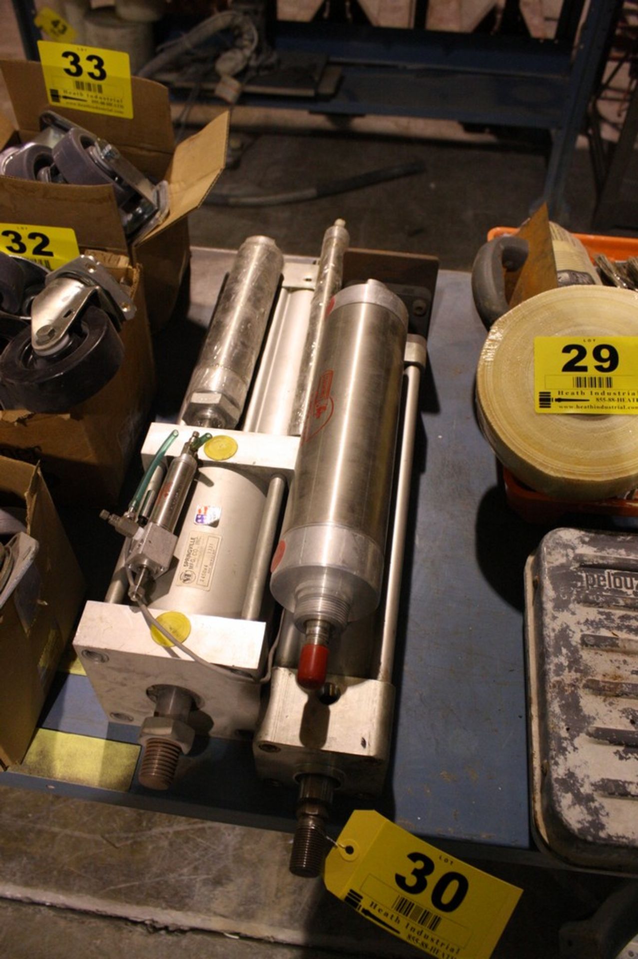 LOT: PNEUMATIC CYLINDERS (ASSORTED BRANDS)