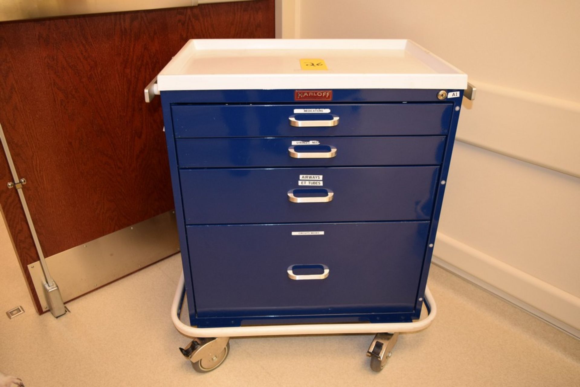 Harloff 4 Drawer Portable PED Cart