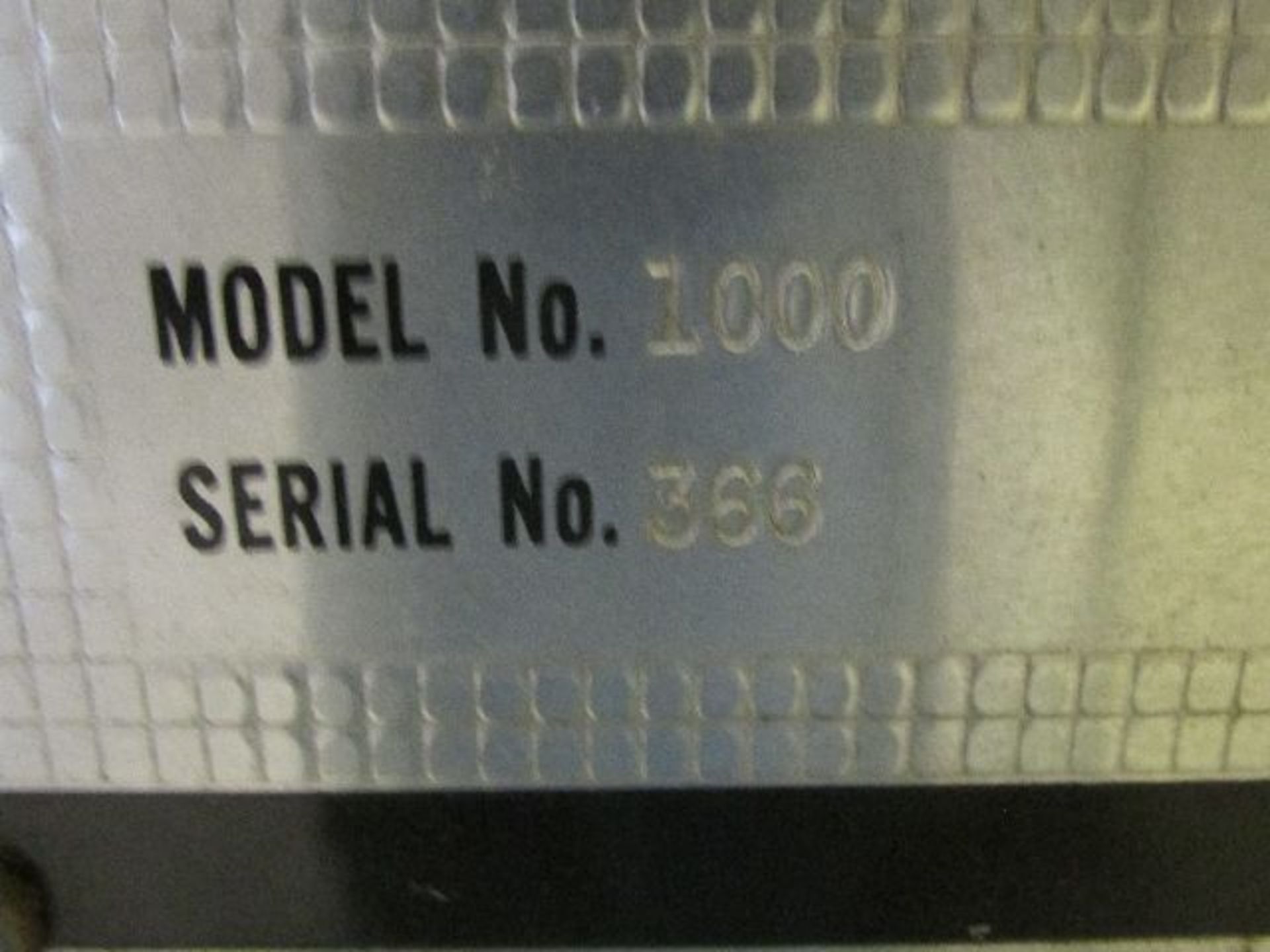 National Rivet Mfg. Co. riveter, model 1000, sn 366. Location - Waterloo, IA - Image 4 of 6