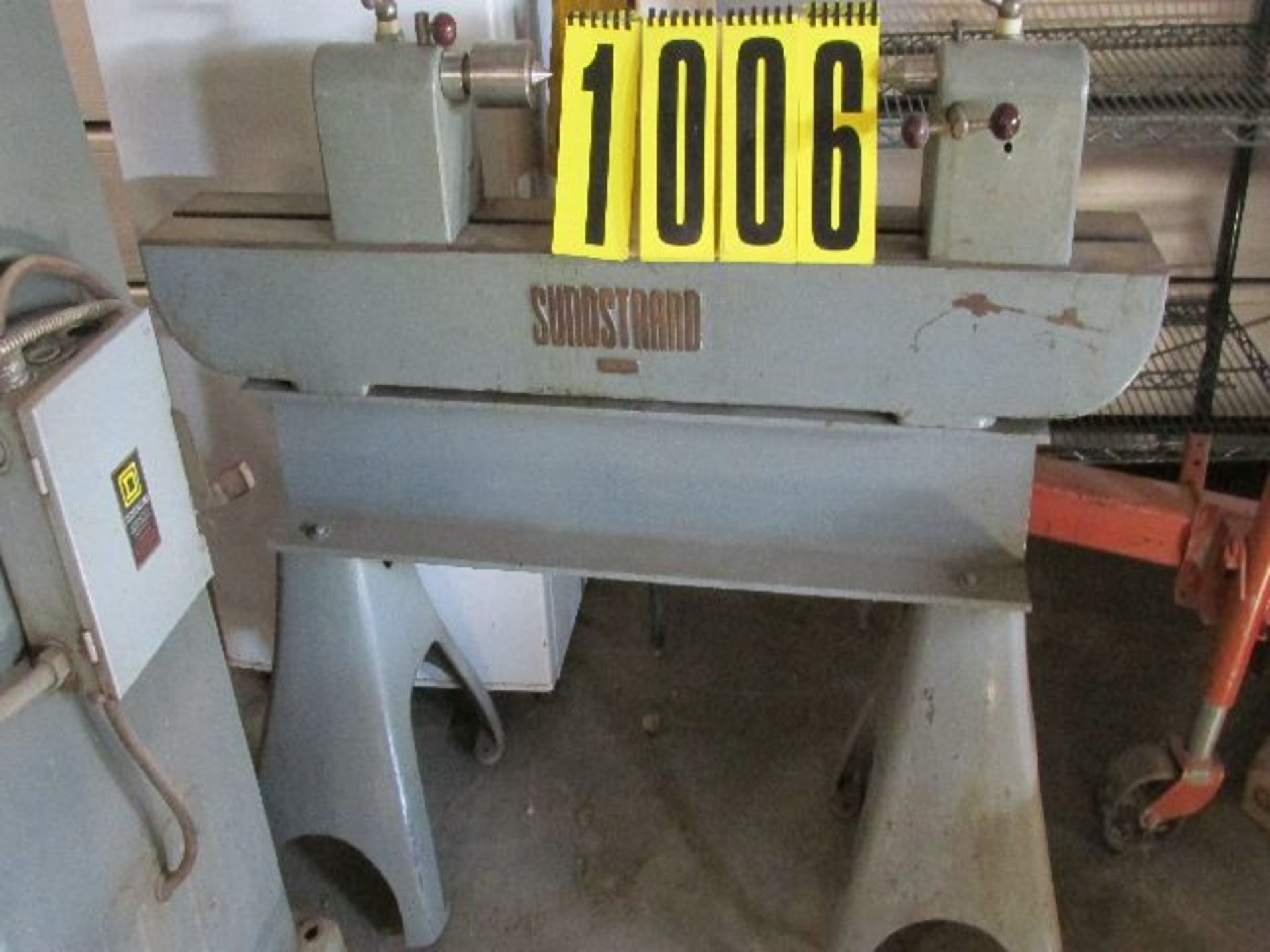 Sundstrand centering machine model 78-3713.  Location - Waterloo, IA