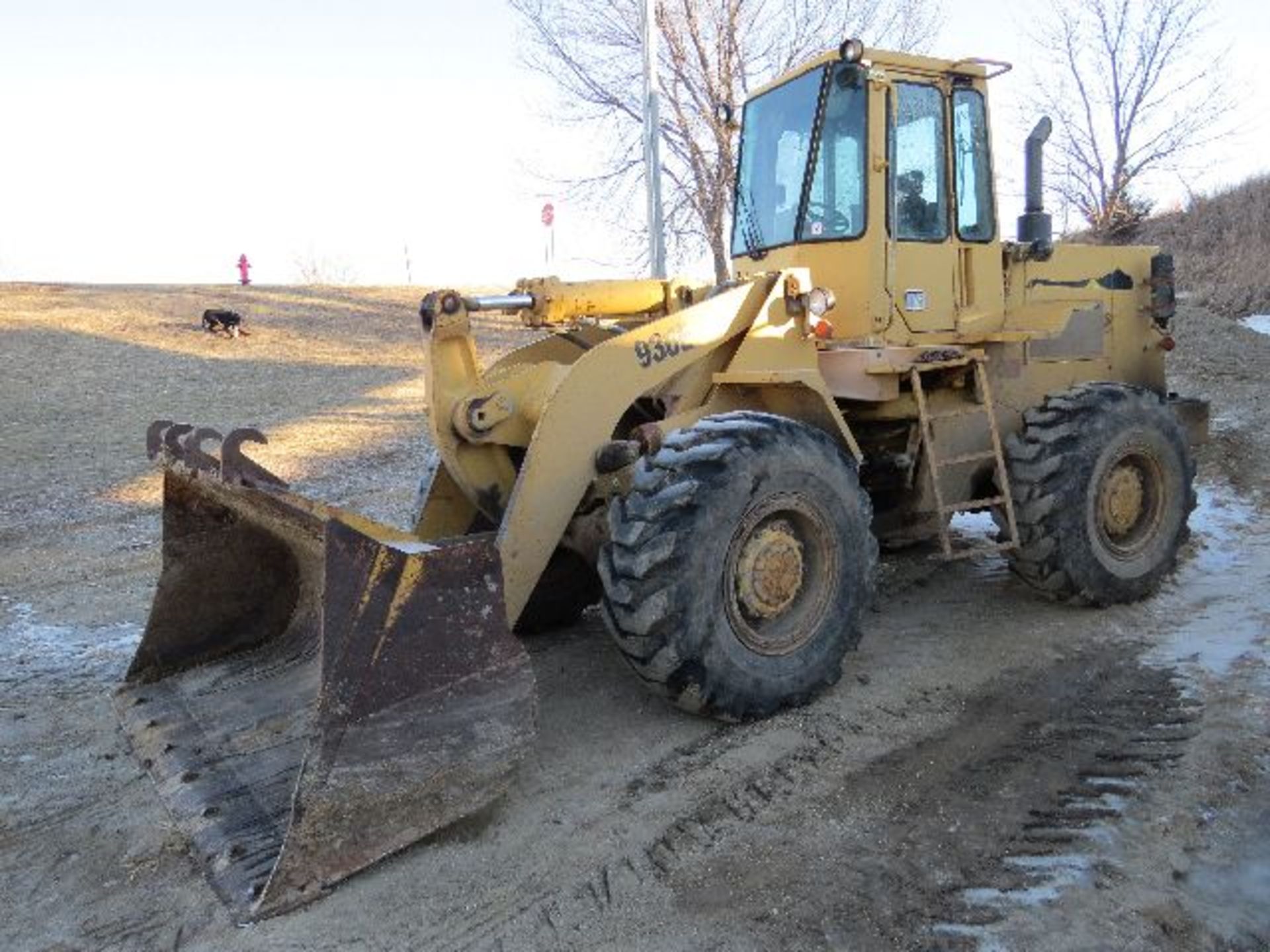 Cat 936E wheel loader, 103" material bucket, S/N 45Z06265, Hours 19,572