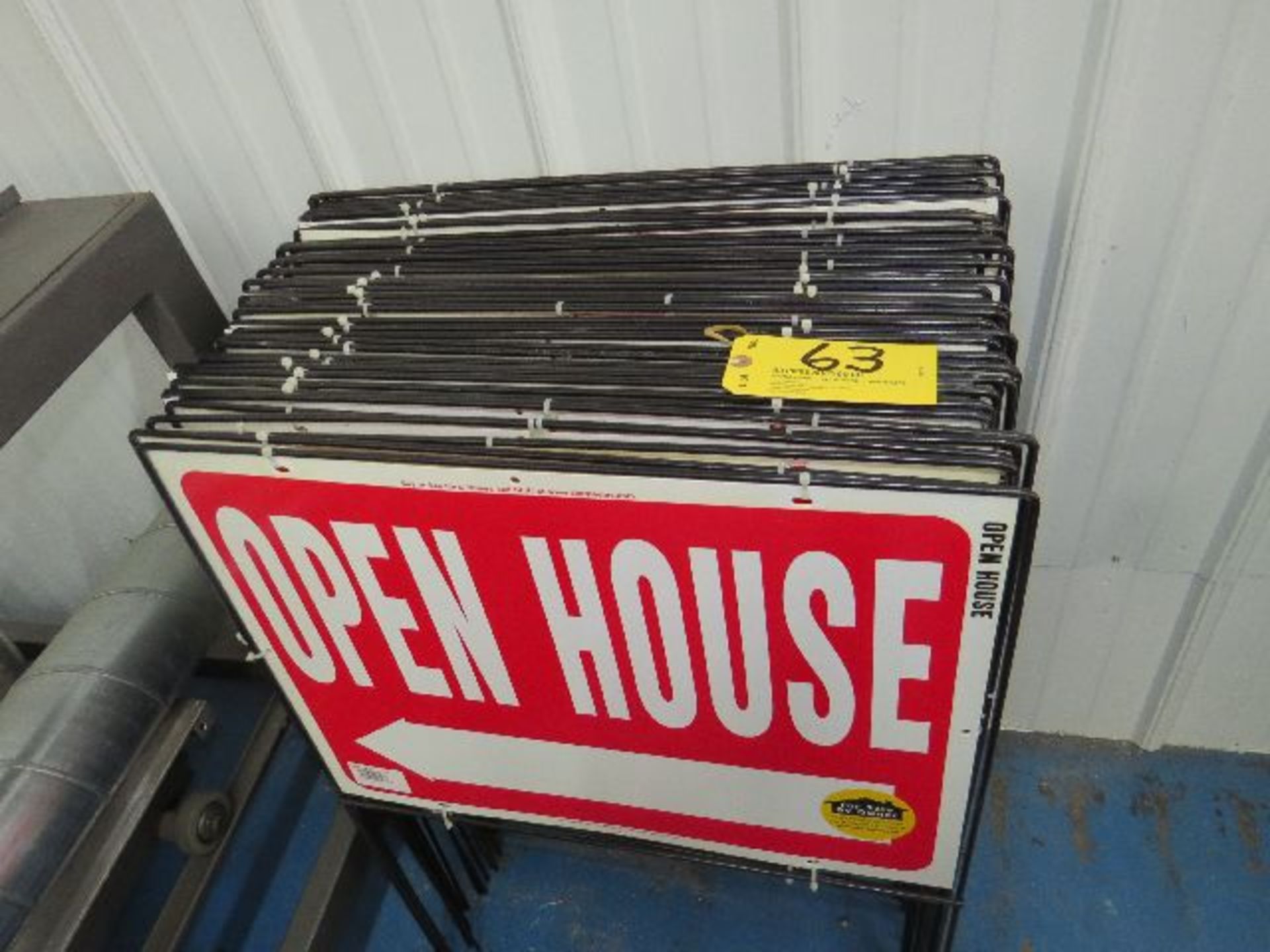 Framed Open House Signs.
