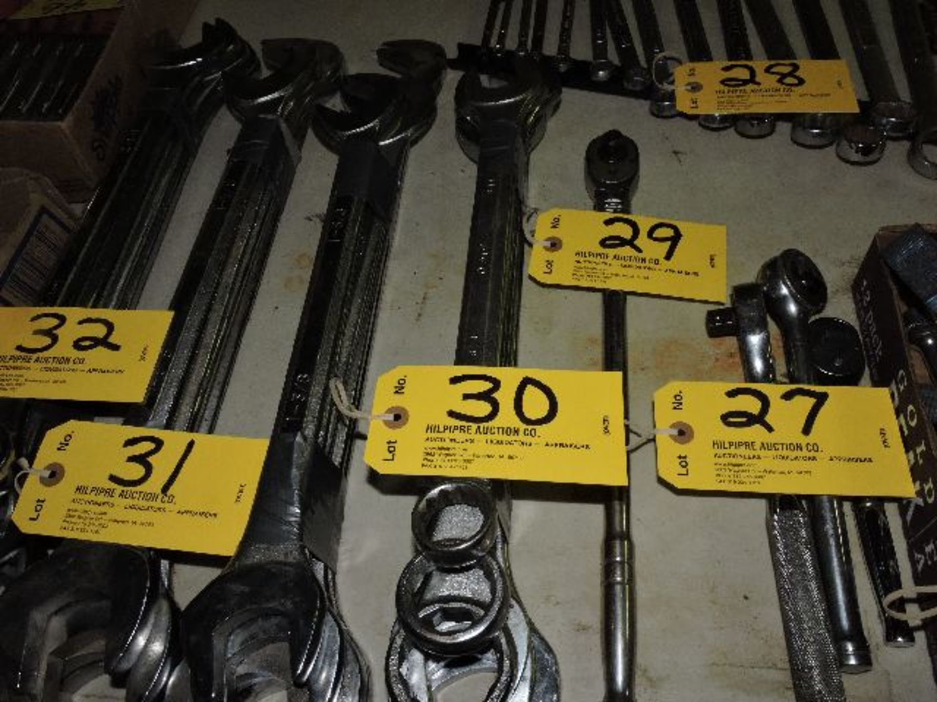 Wrenches, 1 1/8 to 2".
