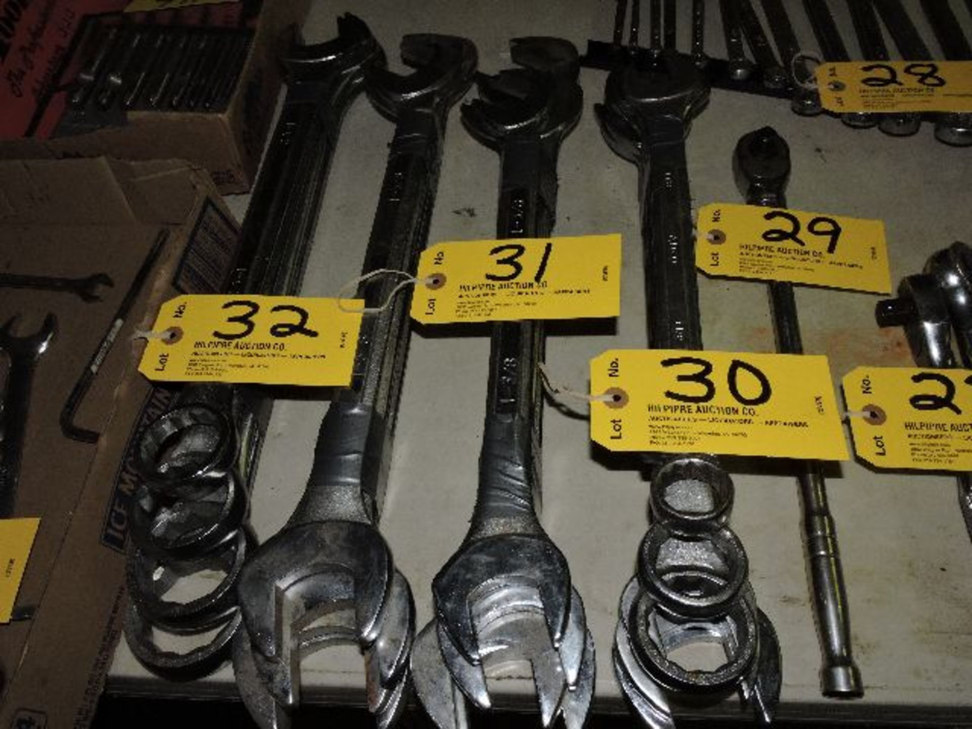 Wrenches, 1 3/8 to m2".