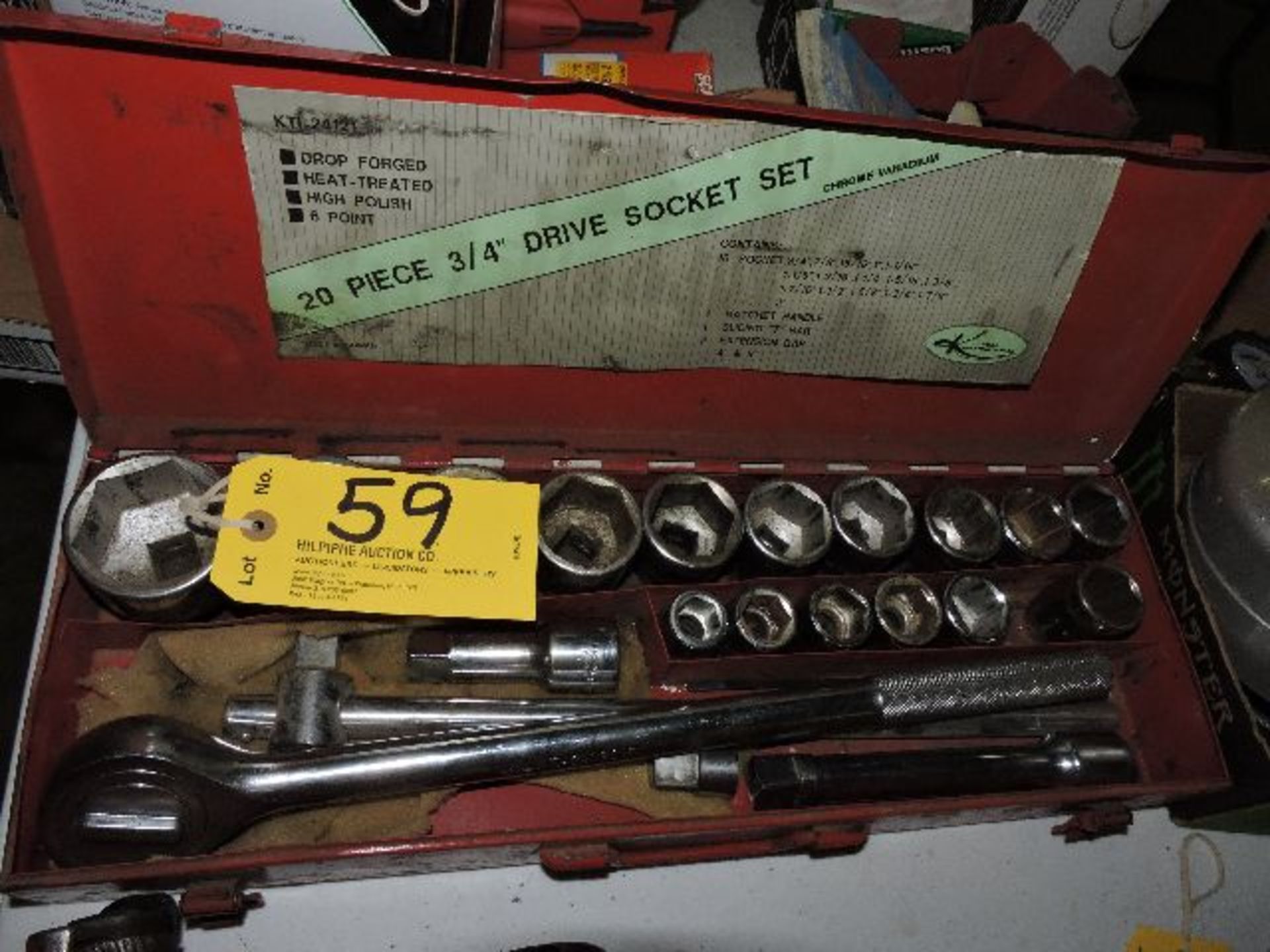 KT socket set, 3/4"drive. - Image 2 of 2