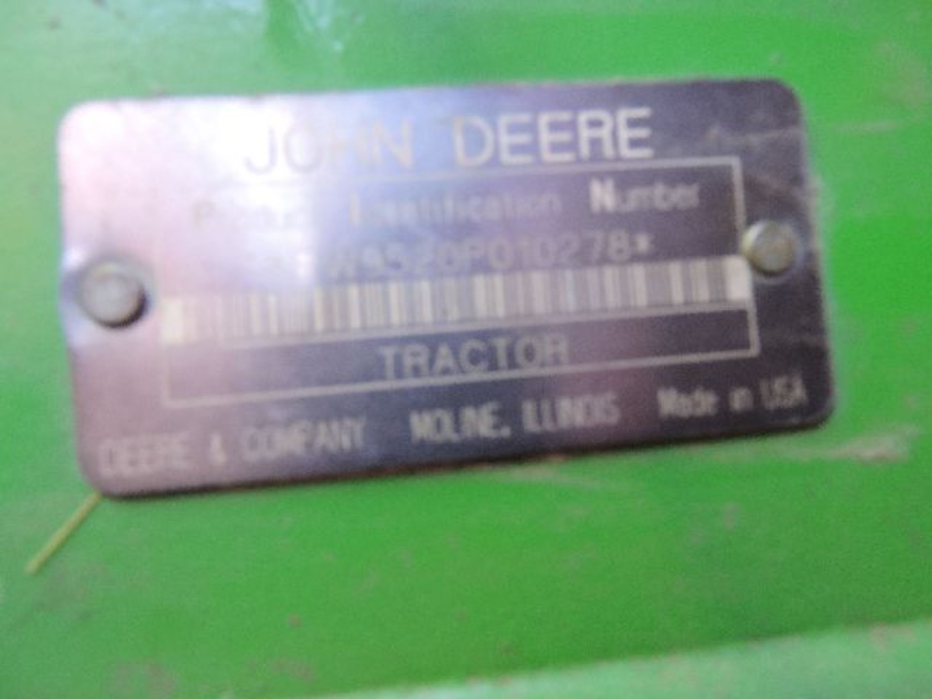 2003 John Deere 9520 articulated tractor, sn RW9520P010278, hrs. on meter 6,592, 4 WD, (8) New - Image 10 of 14