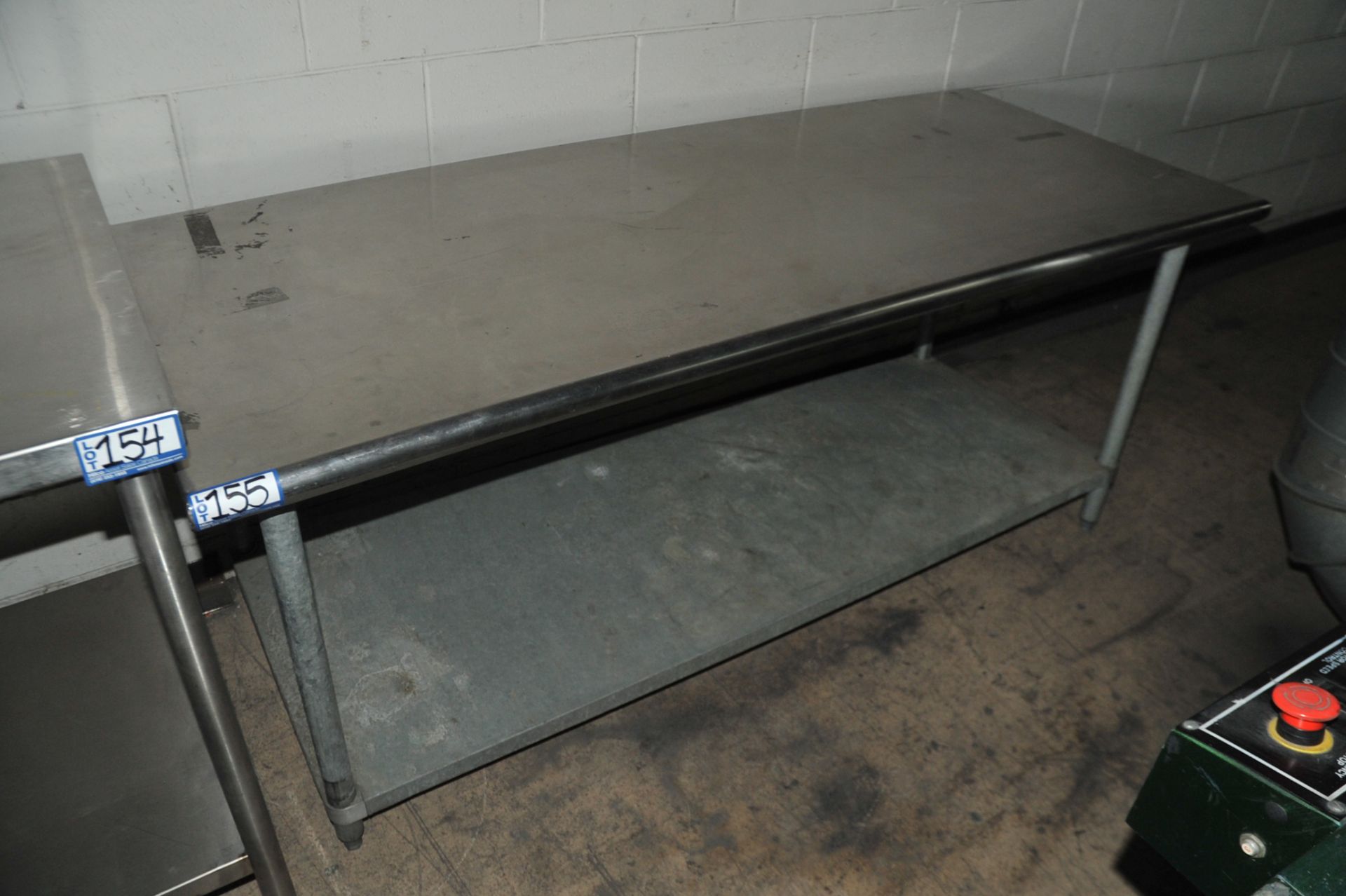 6' x 30" Stainless Steel  Table